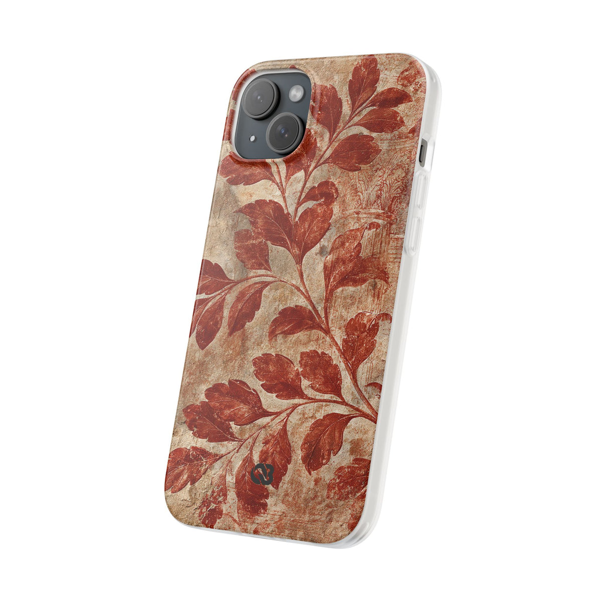 Terracotta Botanical Fresco · Lite Phone Case for iPhone · Red