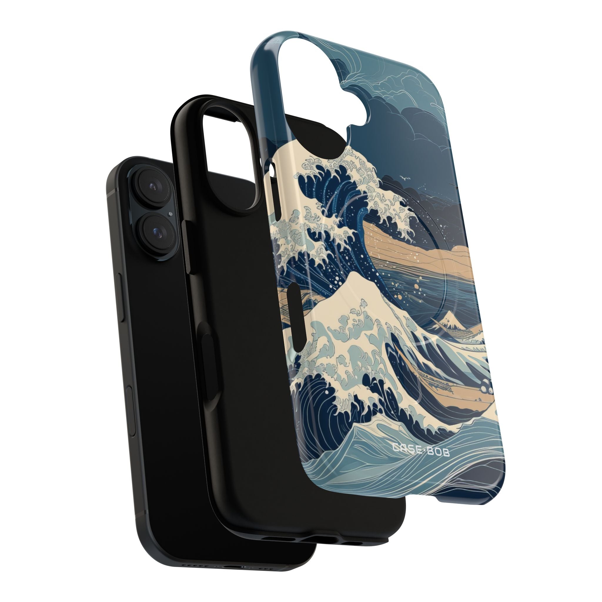 Cresting Blue Wave iPhone 16 Case - Tough+