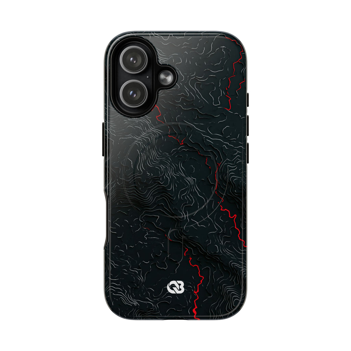 Crimson Rift · Tough 2.0 Magnetic Phone Case for iPhone · Black