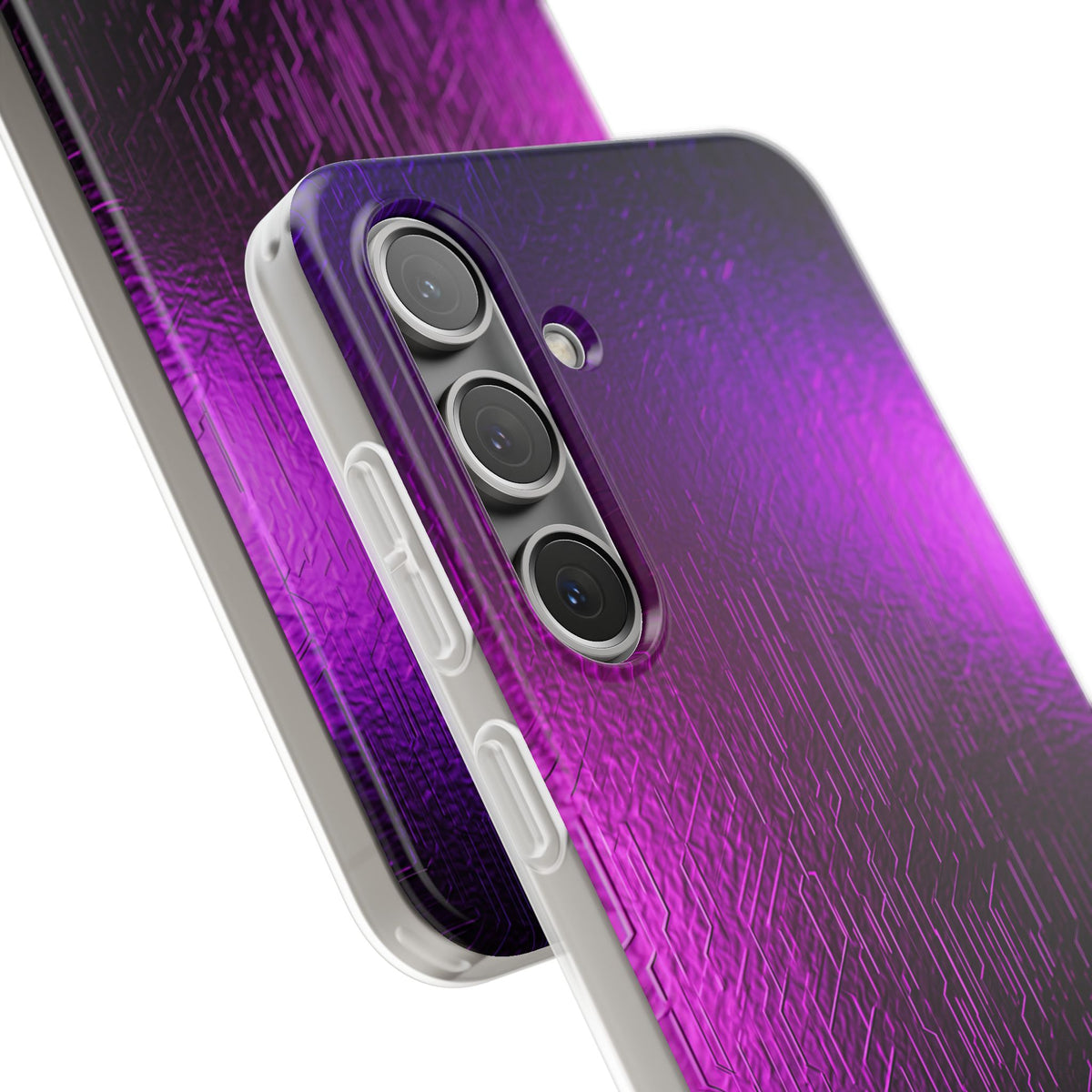 Violet Cyber Circuit · Lite Phone Case for Samsung · Purple