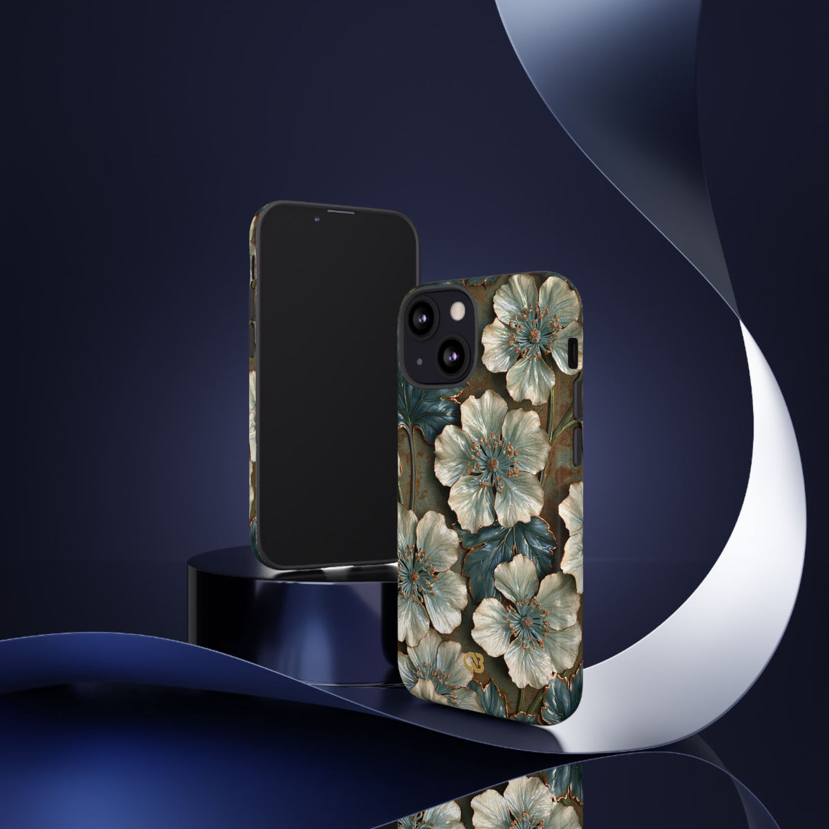 Gilded Blossom Reverie · Tough Phone Case for iPhone · Teal