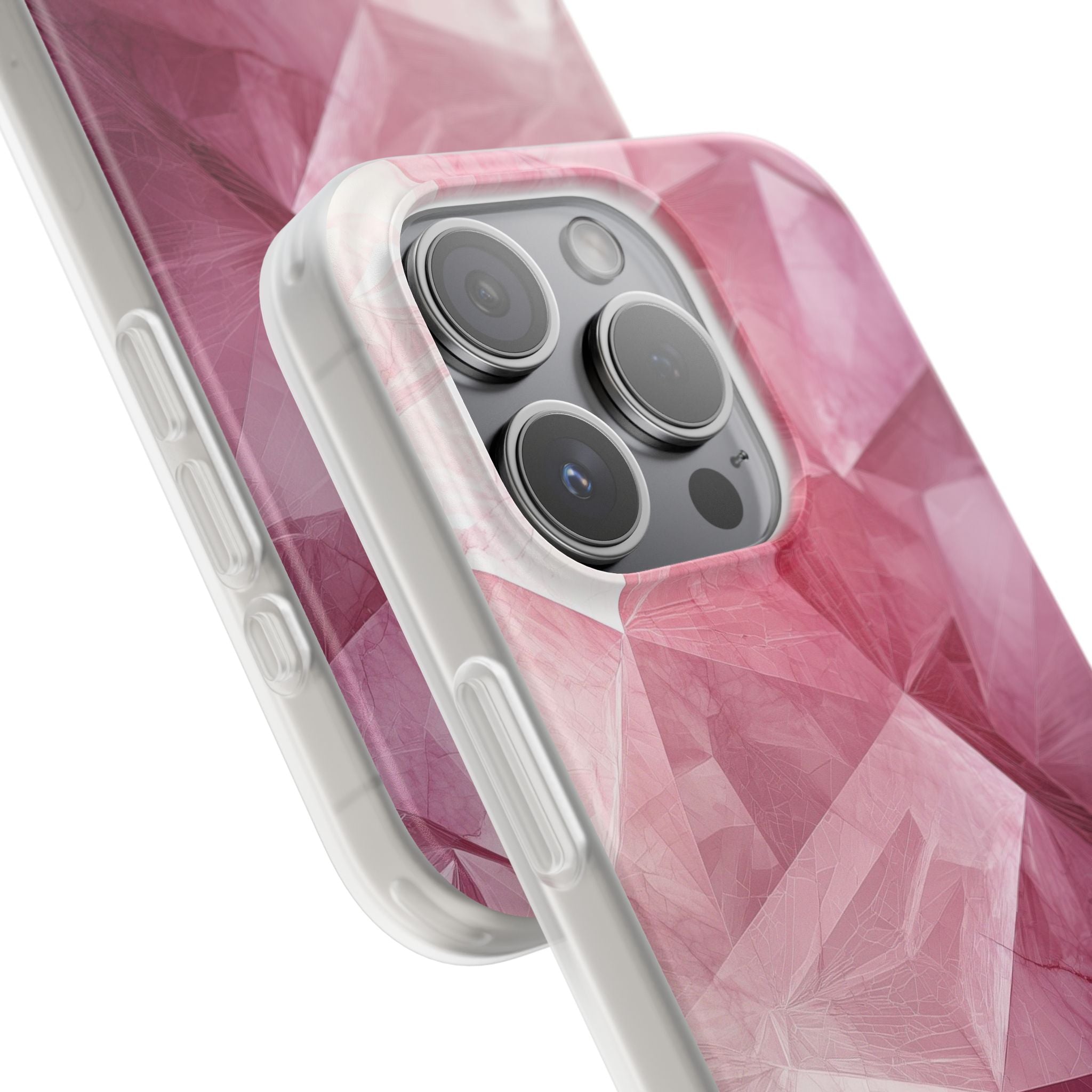 Shattered Rose Shards · Soft Phone Case for iPhone