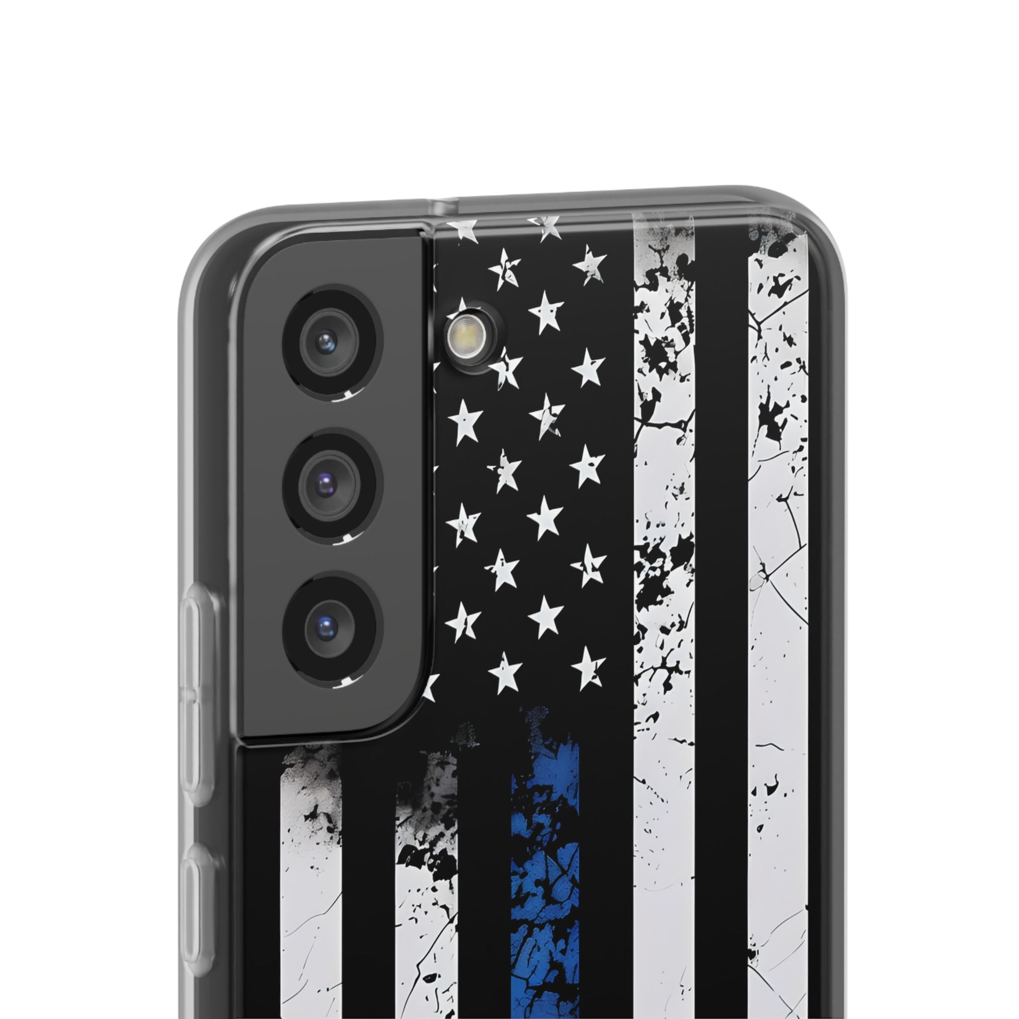 Blå Rand Flagga Samsung S22 - Soft