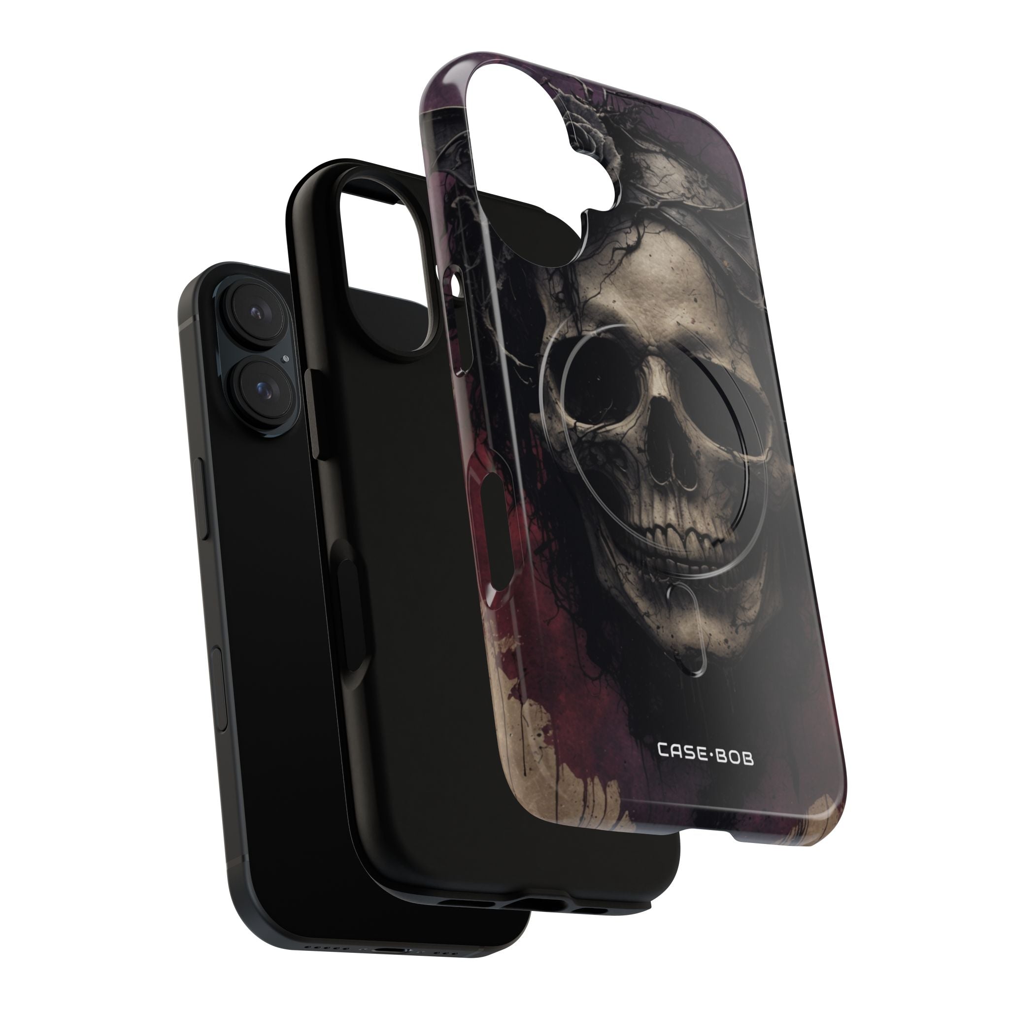 Gothic Skull Crown iPhone 16 Case - Tough+