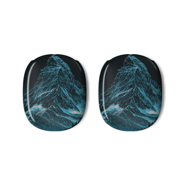 Glacial Alpine Peak · Hard Case for AirPods Max · Blue