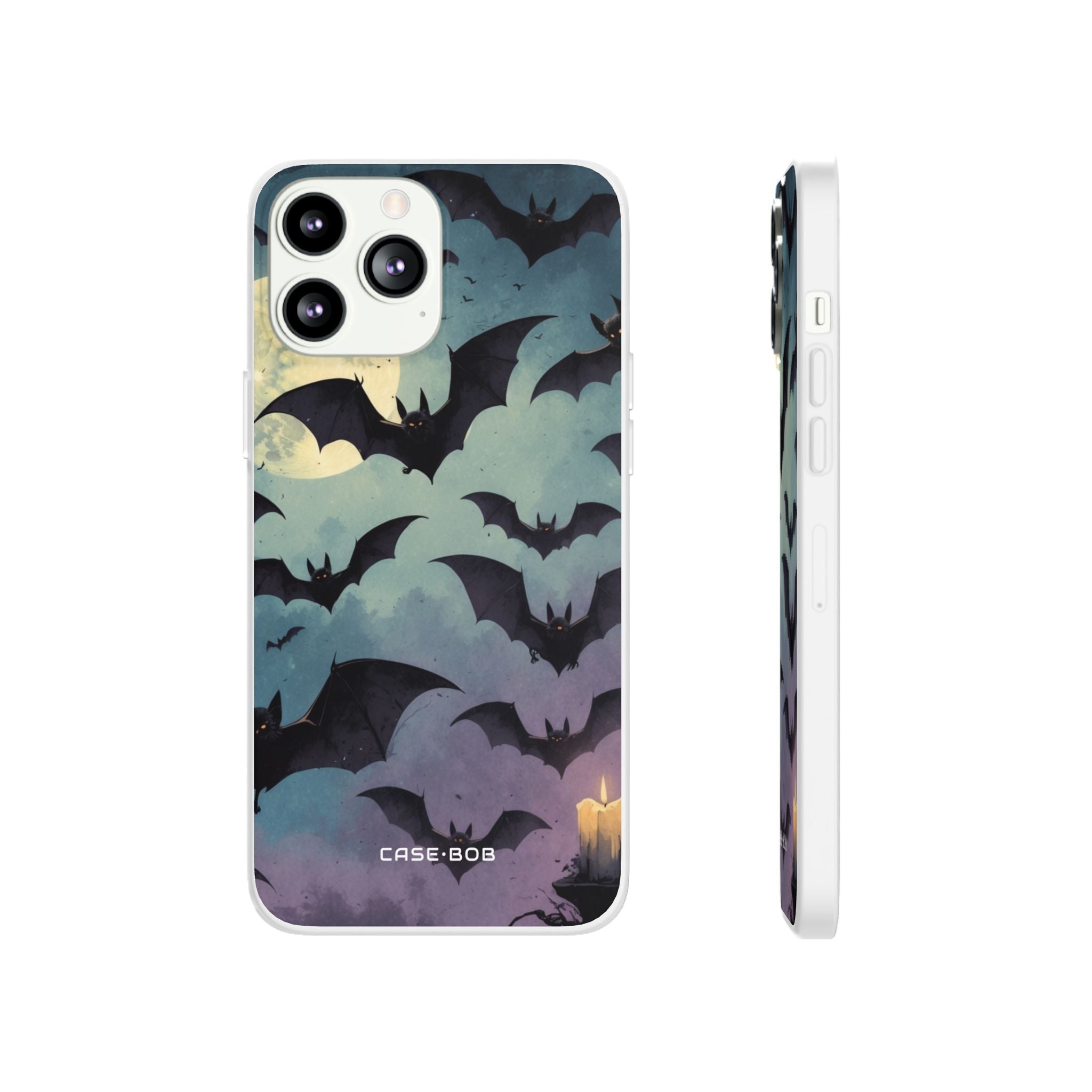 Leuchtender Fledermaus-Schwarm iPhone 13 Pro Max - Soft