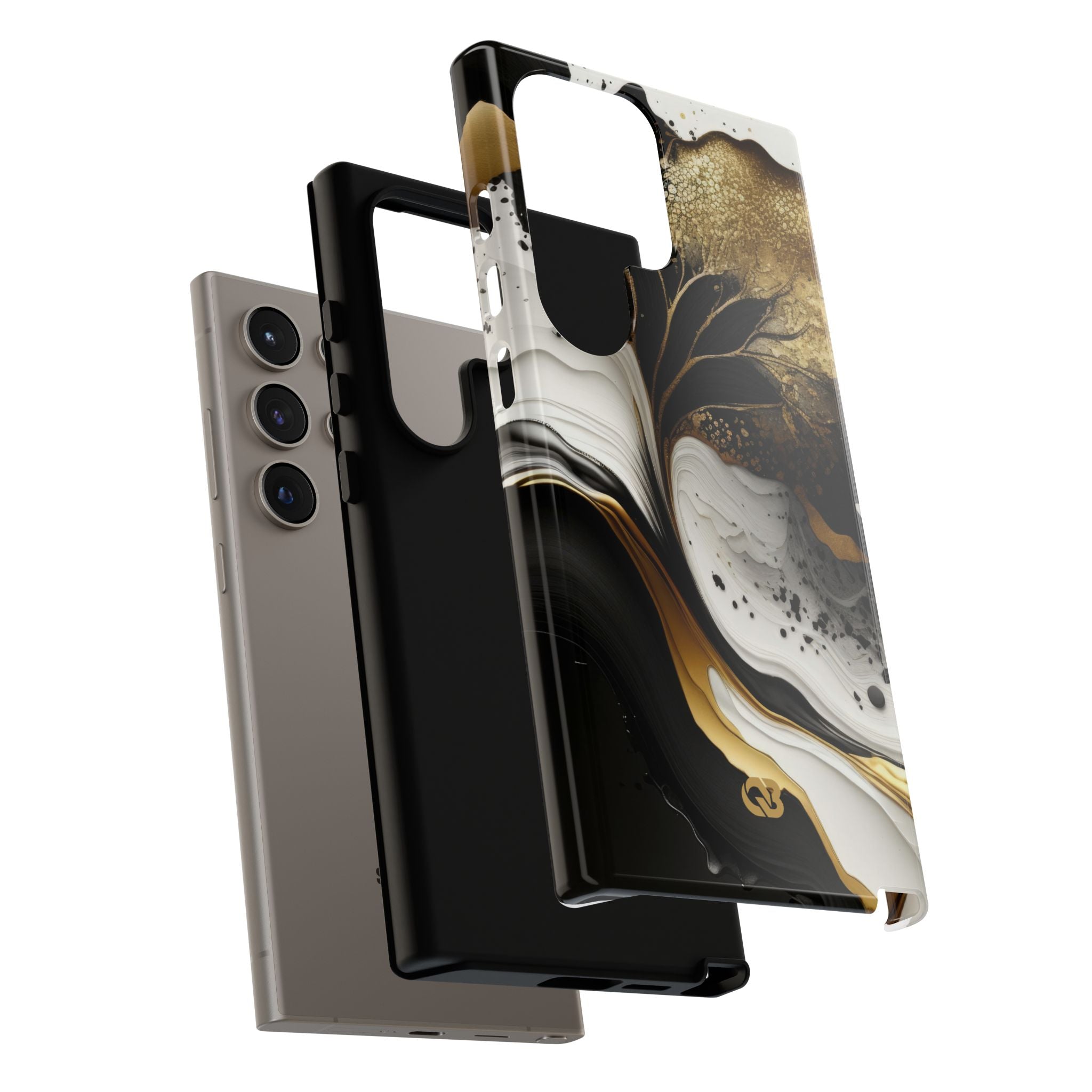 Molten Onyx Gold · Tough Coque de téléphone pour Samsung