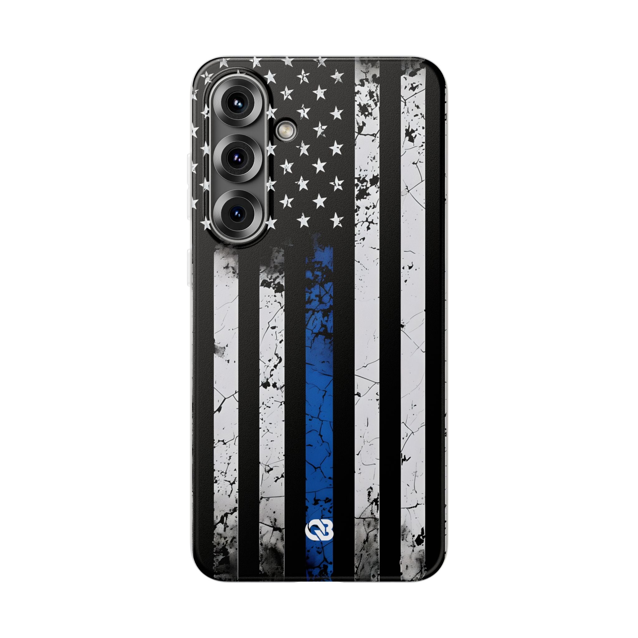 Gritty Cobalt Flag · Soft Handyhülle für Samsung