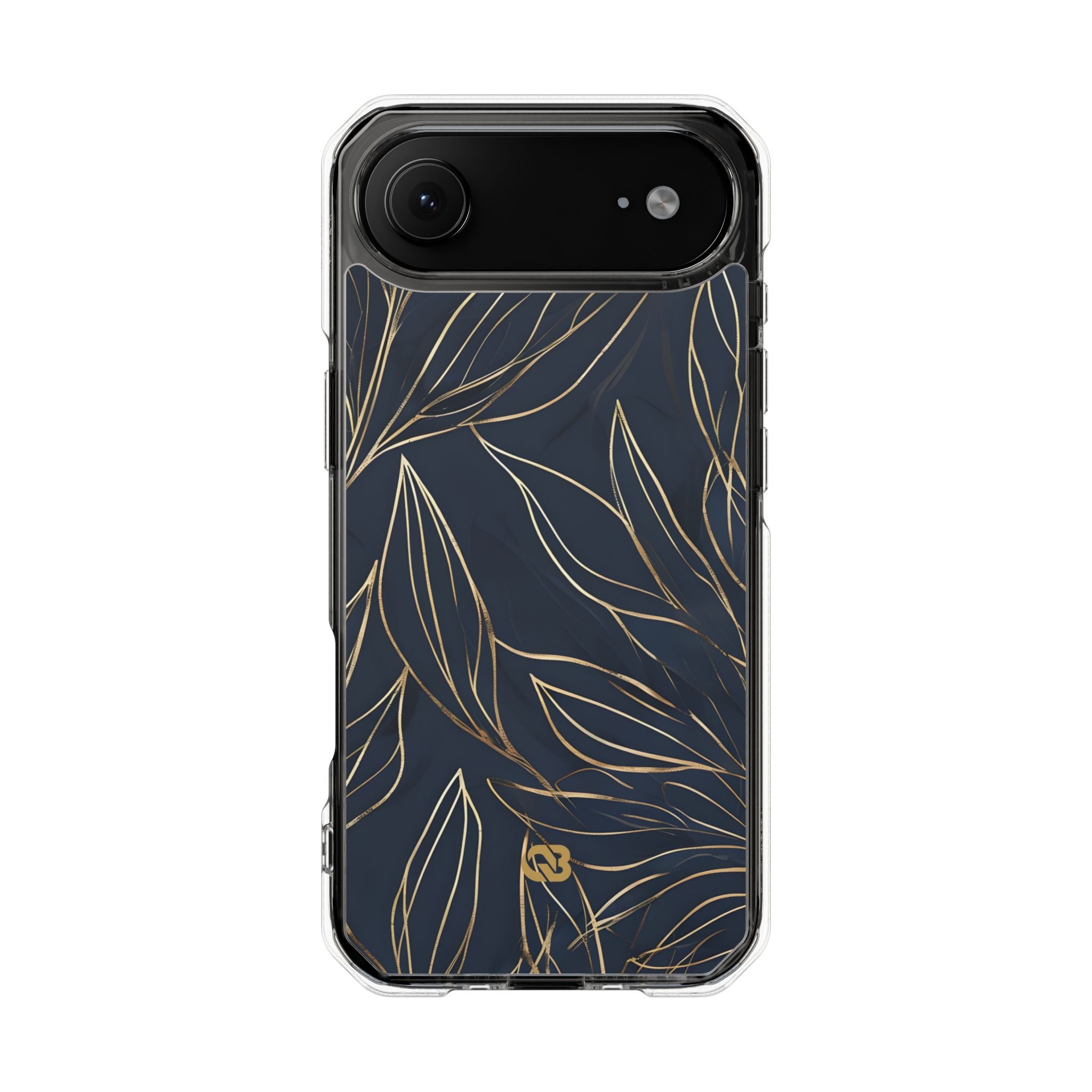 Gilded Navy Foliage · Impact Custodia per iPhone · Magsafe