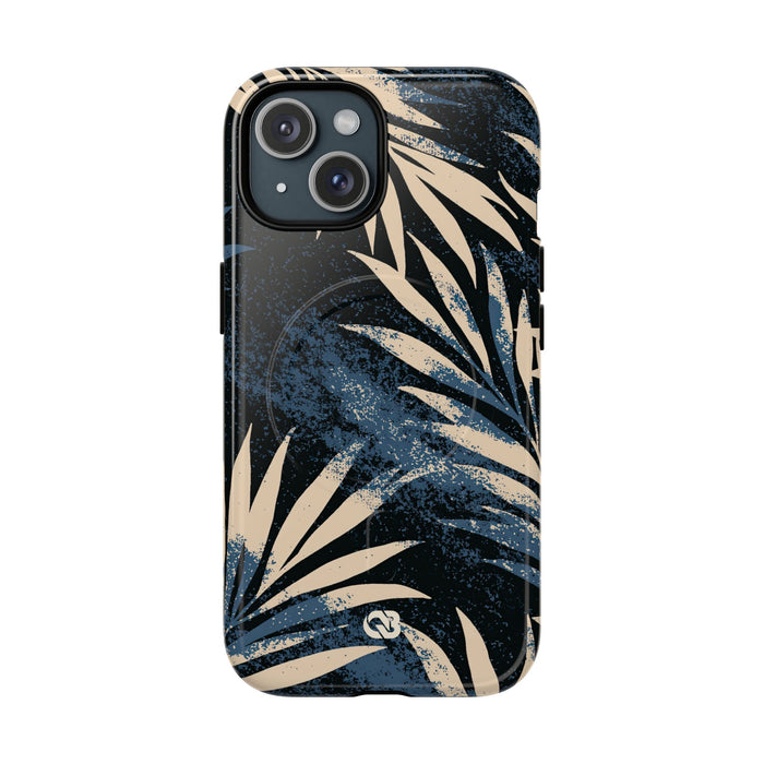 Indigo Palm Horizon · Tough 2.0 Magnetic Phone Case for iPhone · Blue