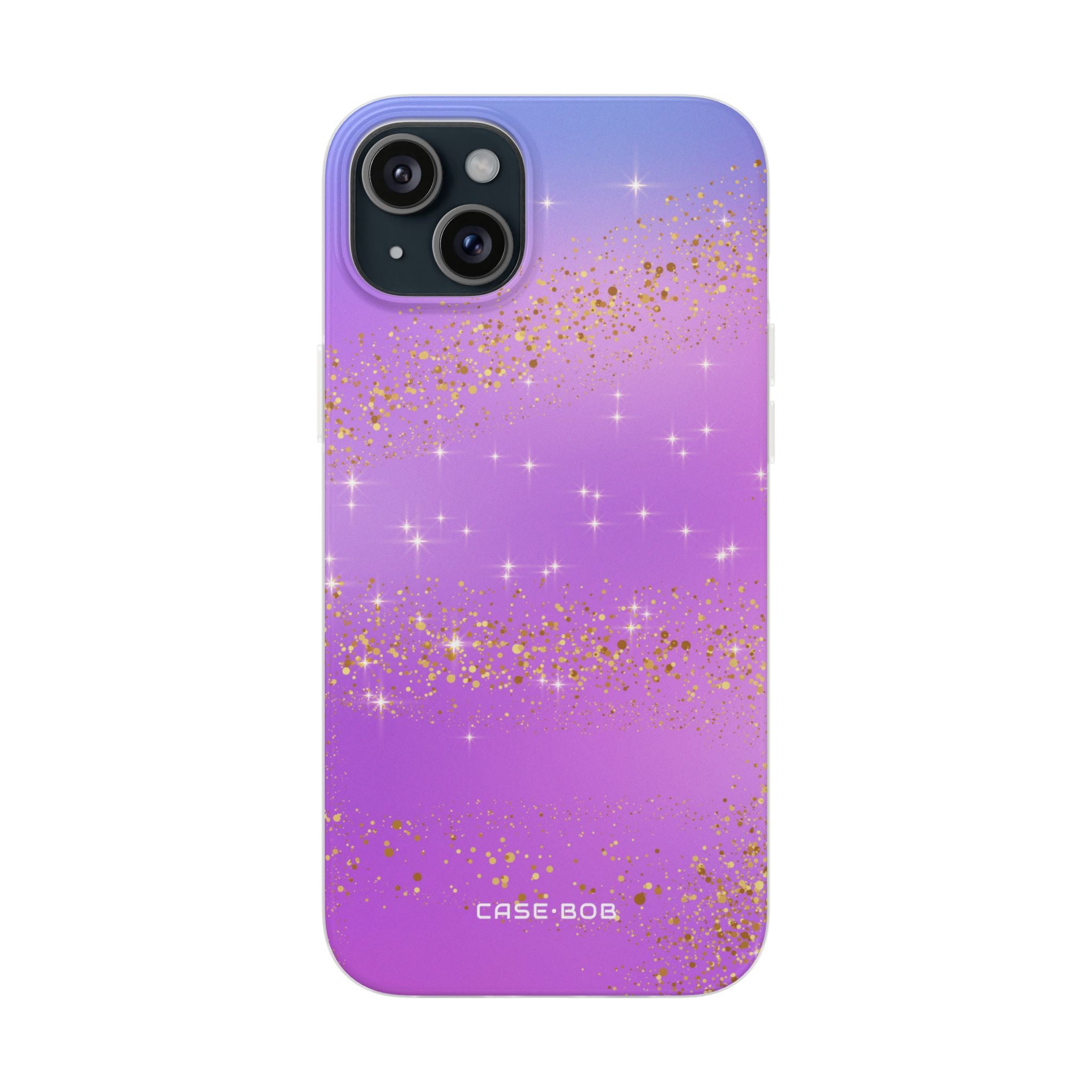 Golden Glide iPhone 15 Plus Case - Soft