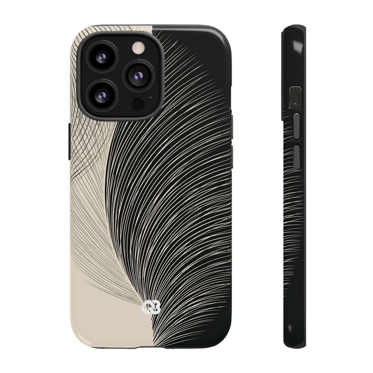 Minimal Frond Study · Tough Phone Case for iPhone · Black