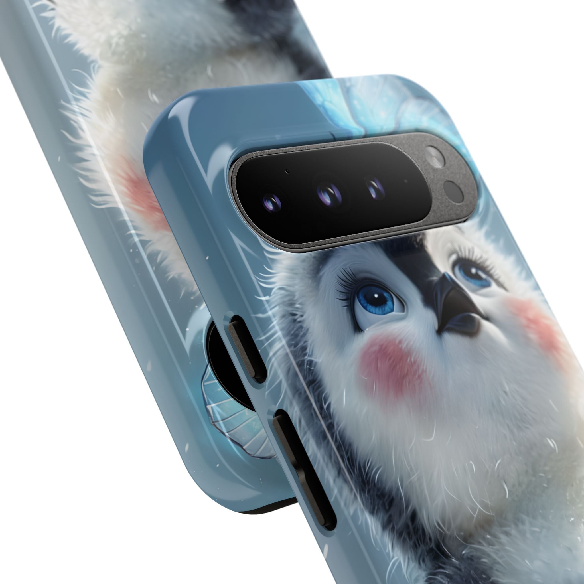 Frosty Penguin Glow · Tough Phone Case for Google Pixel