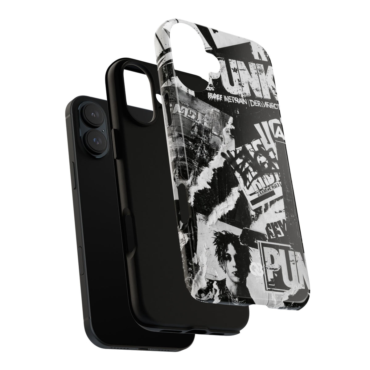 Underground Punk Collage · Tough Phone Case for iPhone · Black
