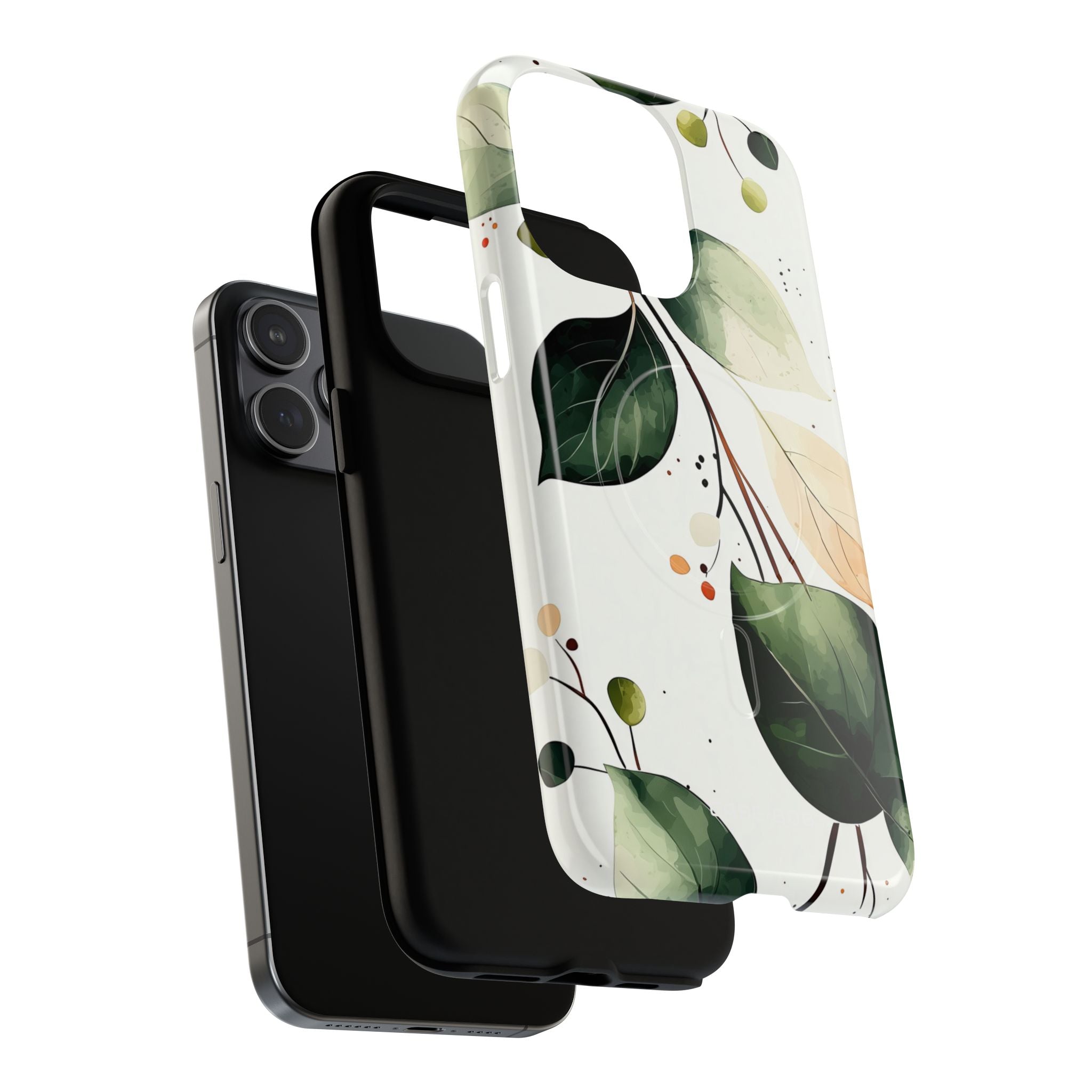 Greenberry Branch iPhone 15 Pro Max Cover - Tough+