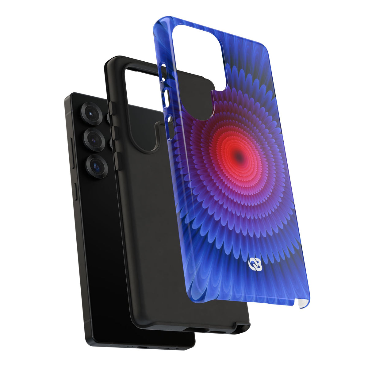 Radial Spectrum Bloom · Tough Phone Case for Samsung · Blue
