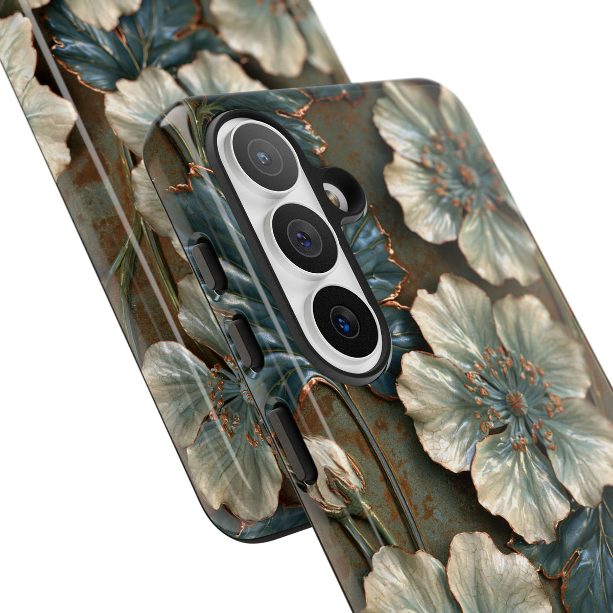 Gilded Blossom Reverie · Tough Phone Case for Samsung · Teal