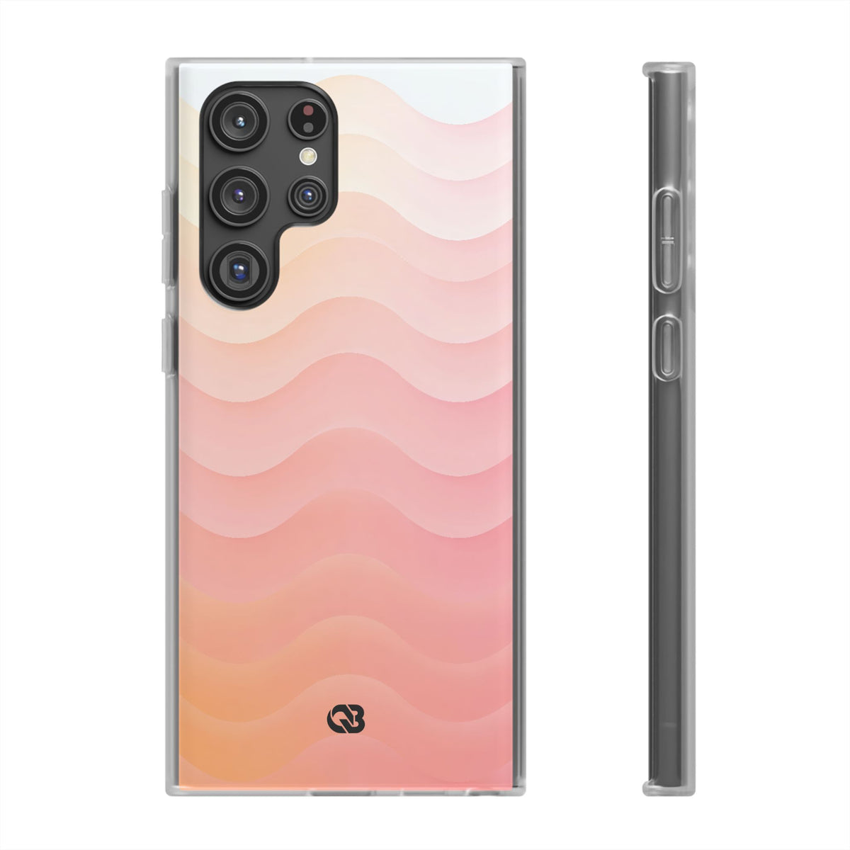 Blush Horizon Waves · Lite Phone Case for Samsung · Pink