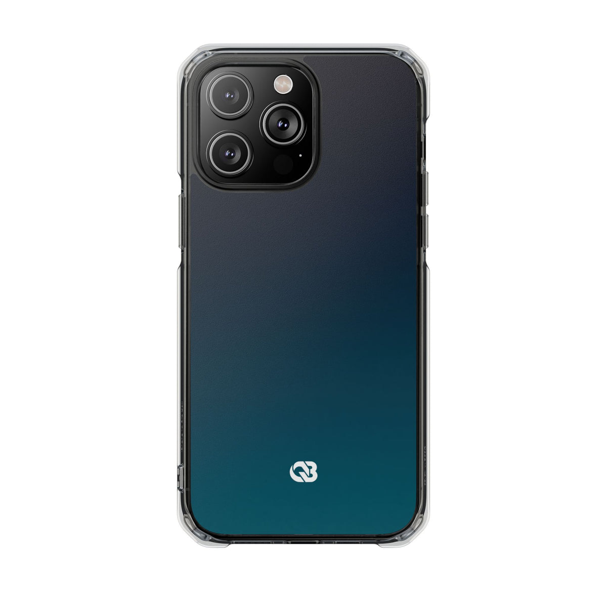 Abyssal Midnight · Clear Impact Magnetic Phone Case for iPhone · Blue