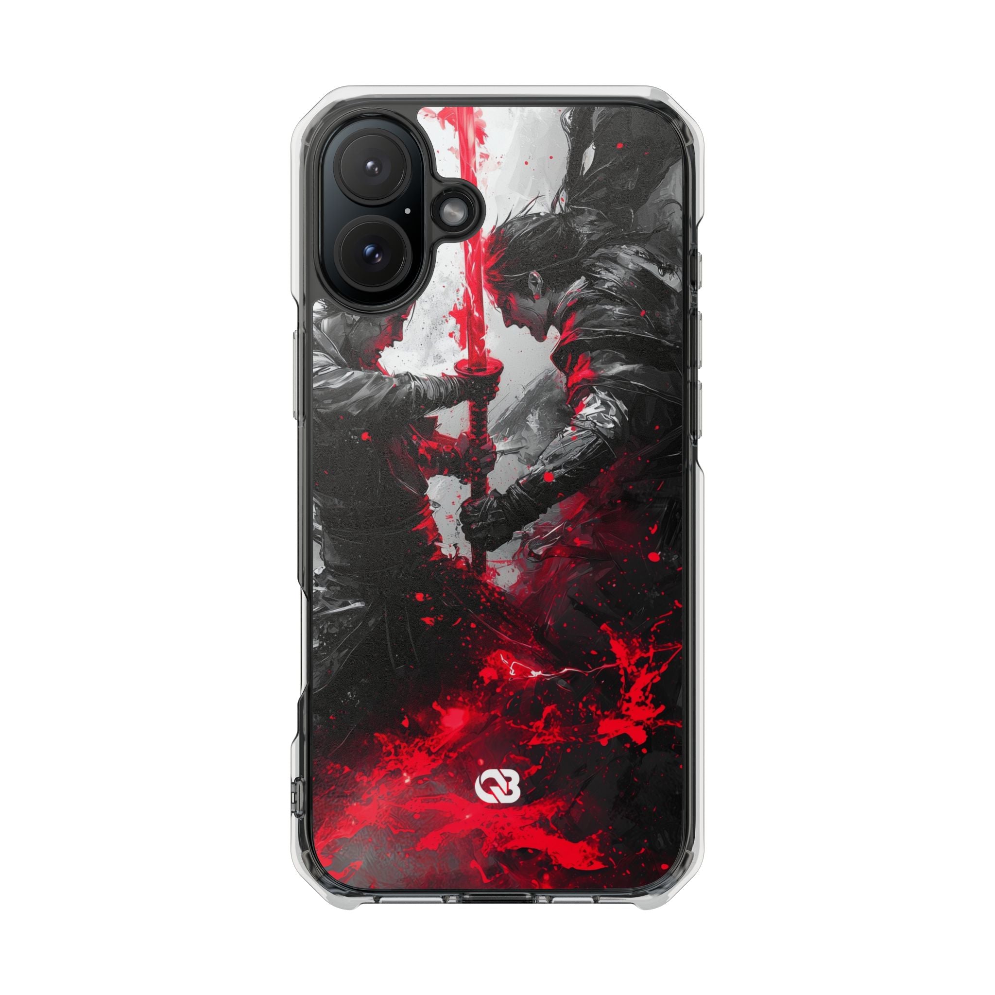 Shattered Crimson Duel · Impact Hoesje voor iPhone · Magsafe
