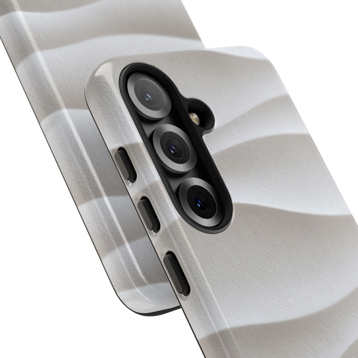 Sculpted Dune Relief · Tough Phone Case for Samsung · White