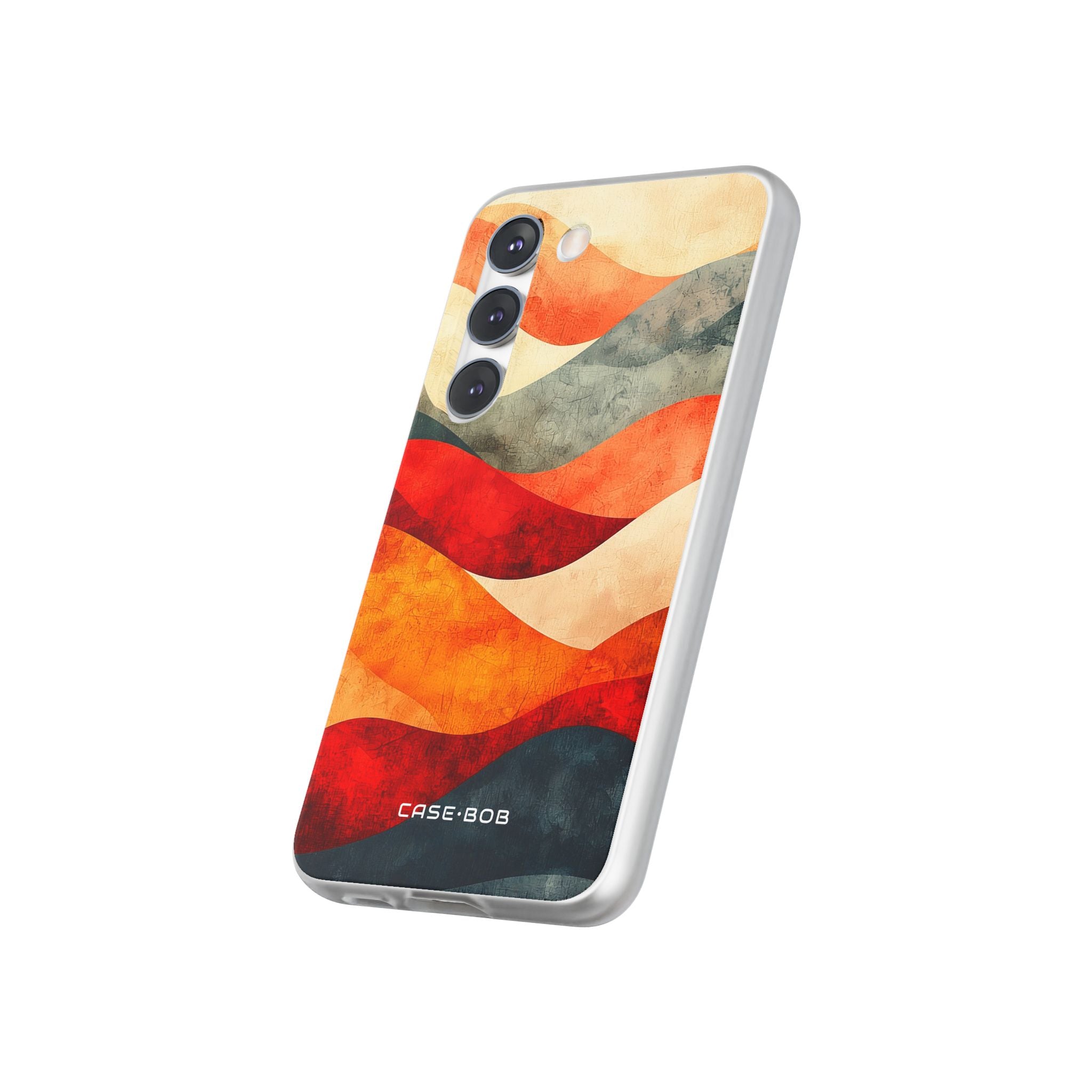 Cracked Wave Sunset Samsung S23 Case - Soft