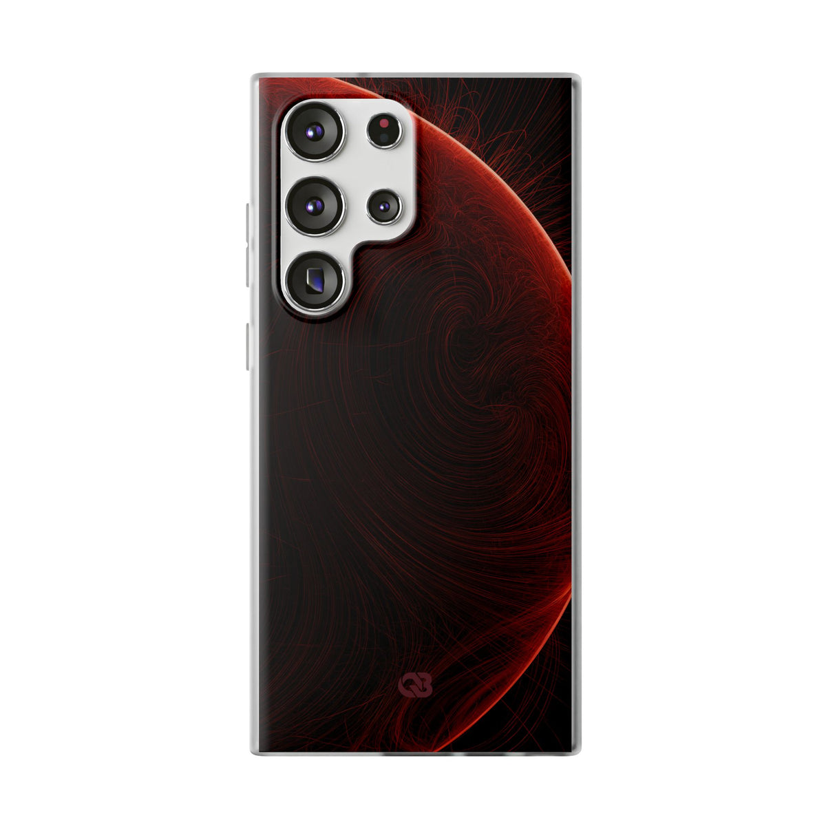 Red Lite Phone Case for Samsung - Crimson Flare Flux