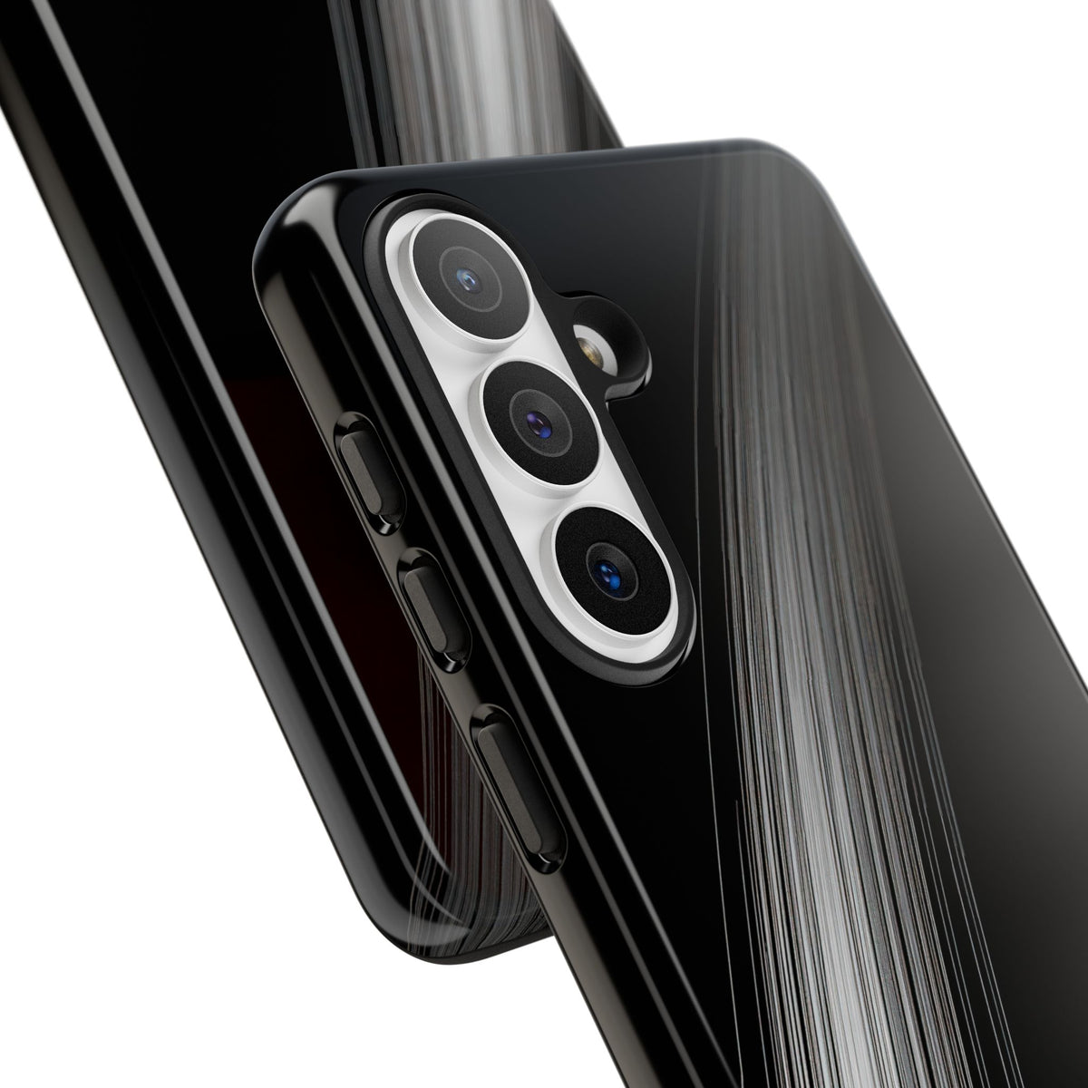 Black Tough Phone Case for Samsung - Linear Velocity Beam