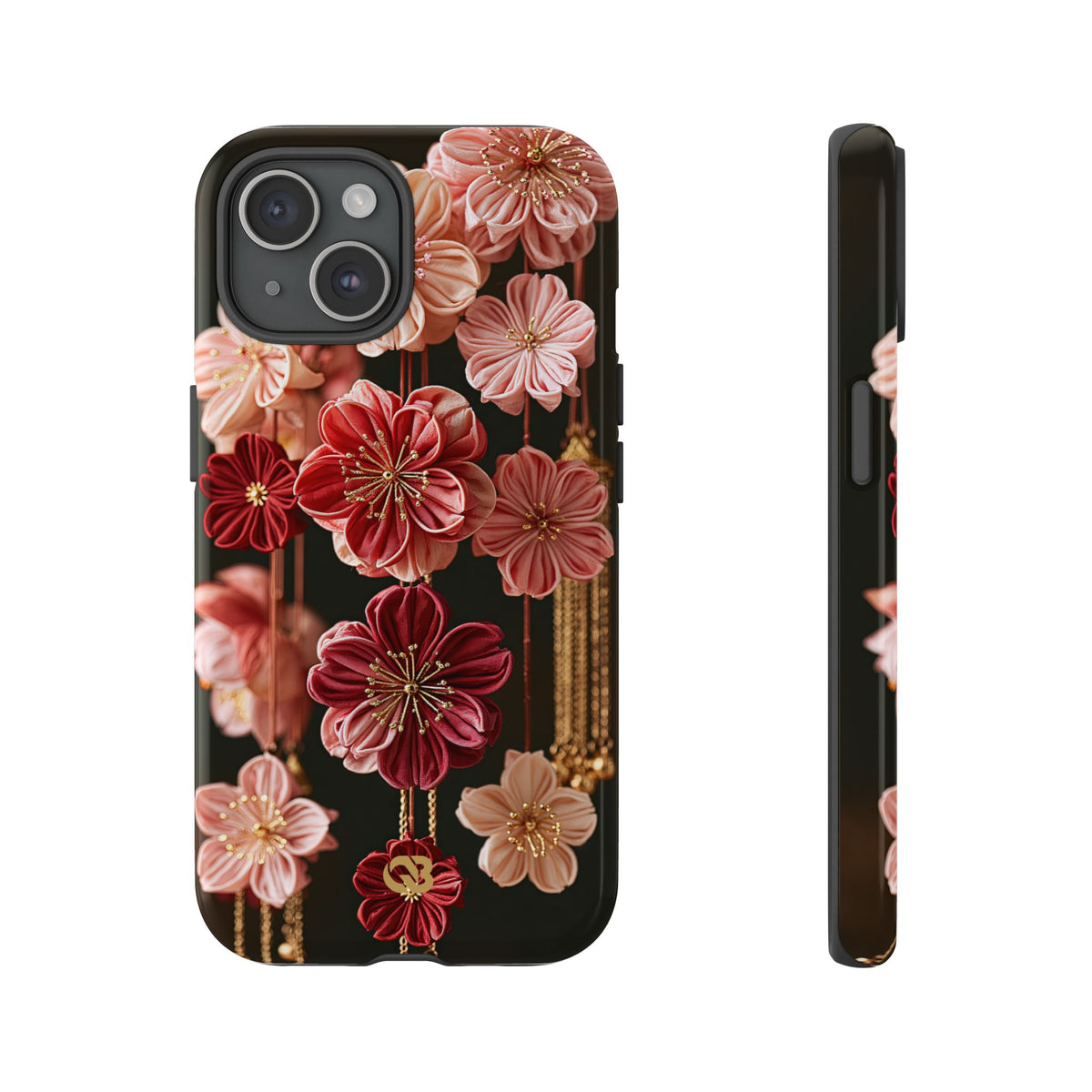 Silk Blossom Kanzashi · Tough Phone Case for iPhone · Pink