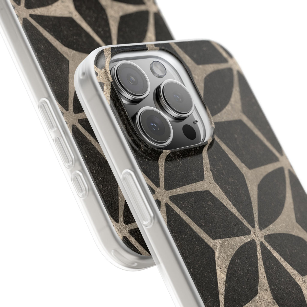 Concrete Mosaic Star · Lite Phone Case for iPhone · Black