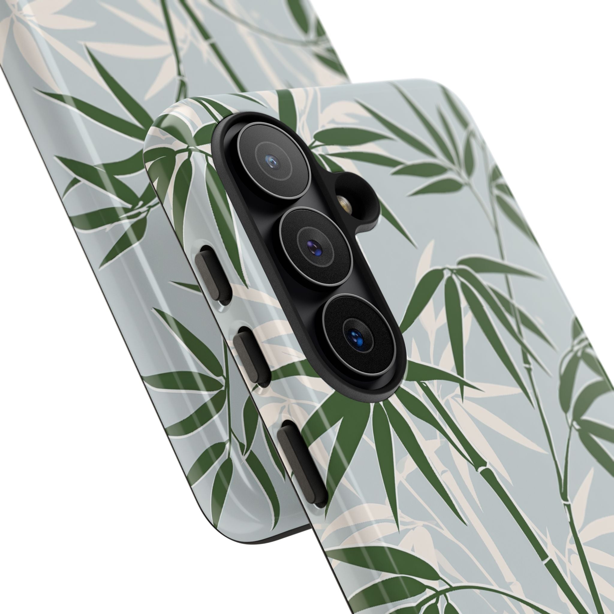 Green Tough Phone Case for Samsung - Kyoto Bamboo Canopy