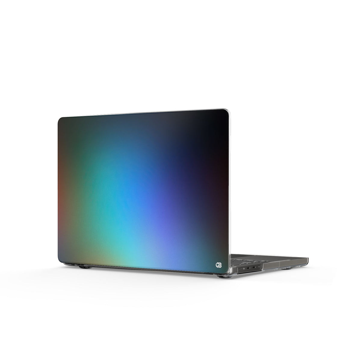 Prismatic Flare · Clear Hard Case for MacBook · Blue