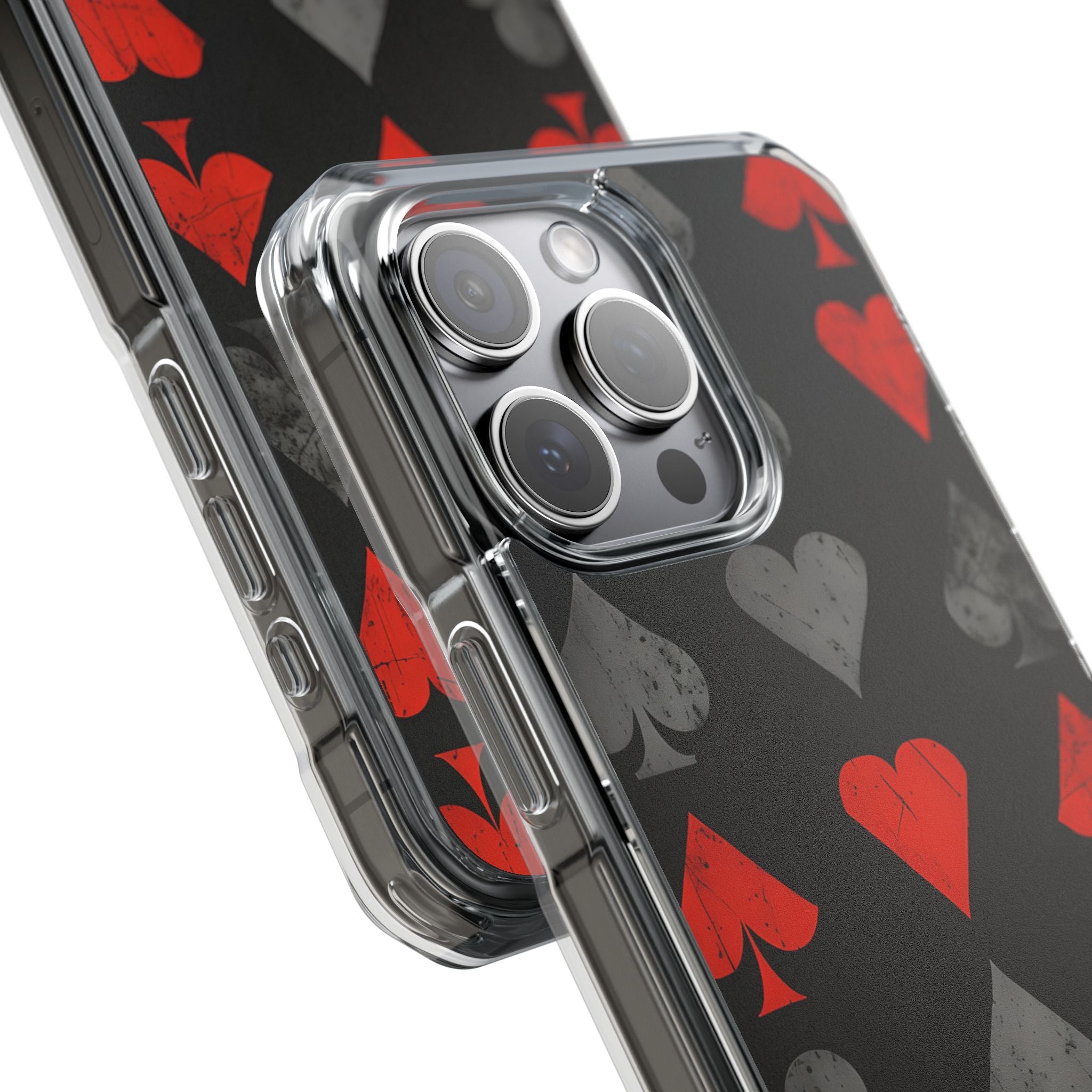 Crimson Ash Suits · Impact Hoesje voor iPhone · Magsafe