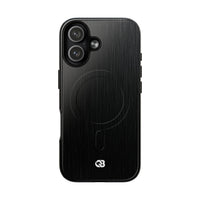 Black Tough 2.0 Magsafe Phone Case for iPhone - Brushed Obsidian Slate