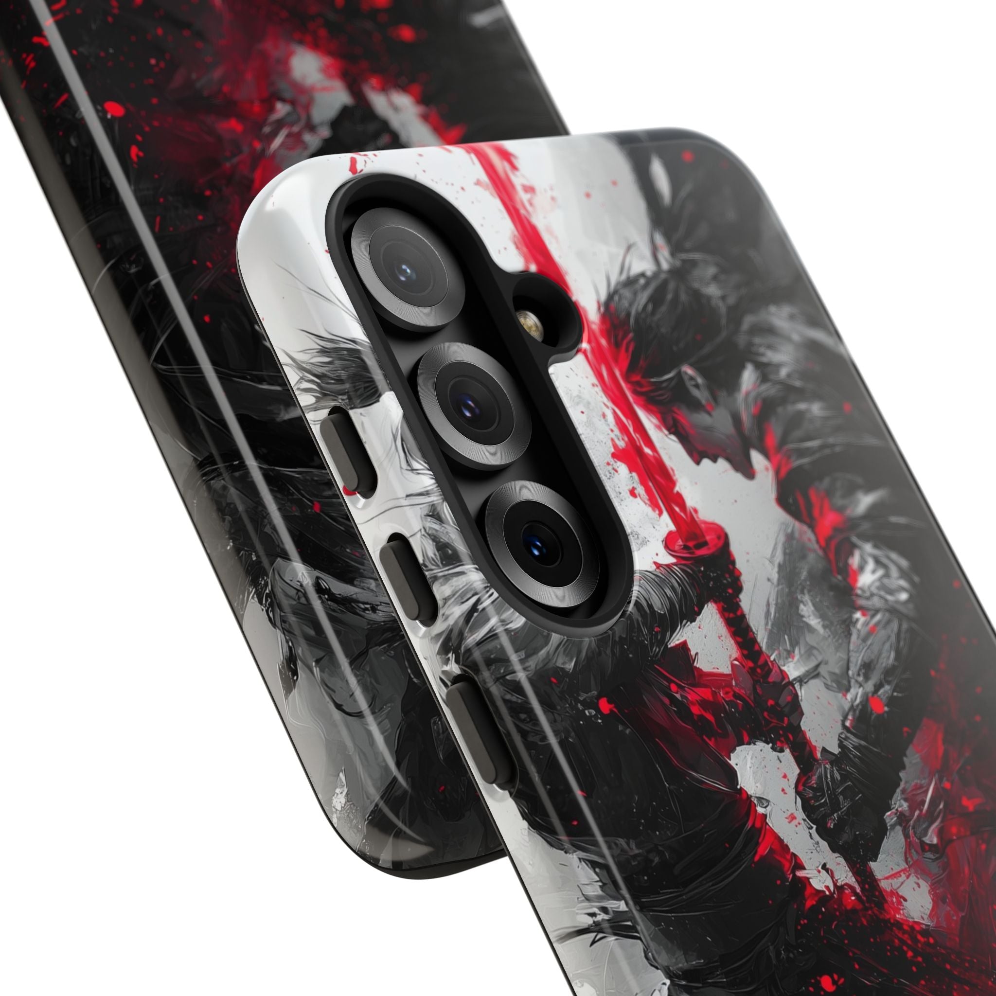 Shattered Crimson Duel · Tough Phone Case for Samsung