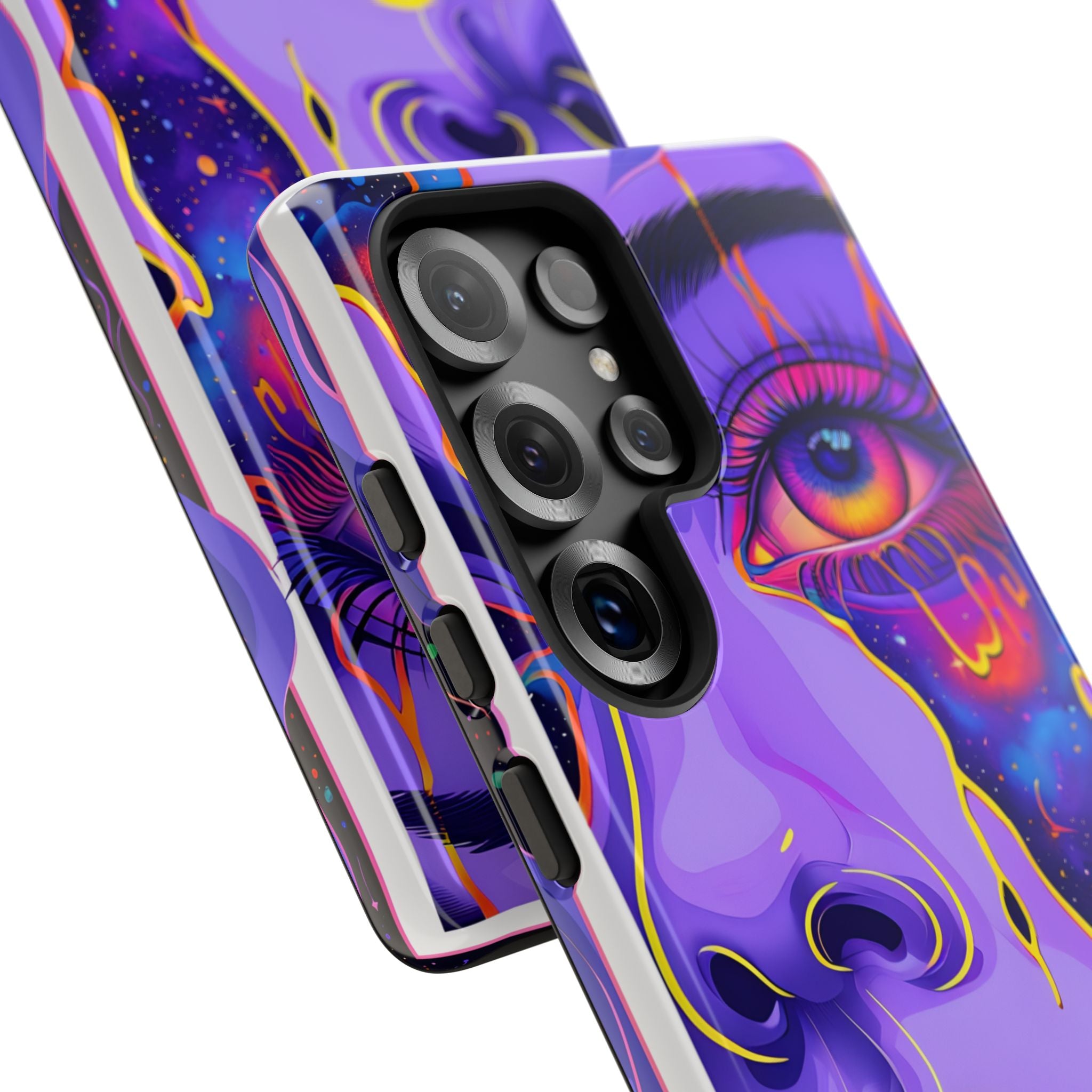 Violet Cosmic Gaze · Tough Custodia per Samsung
