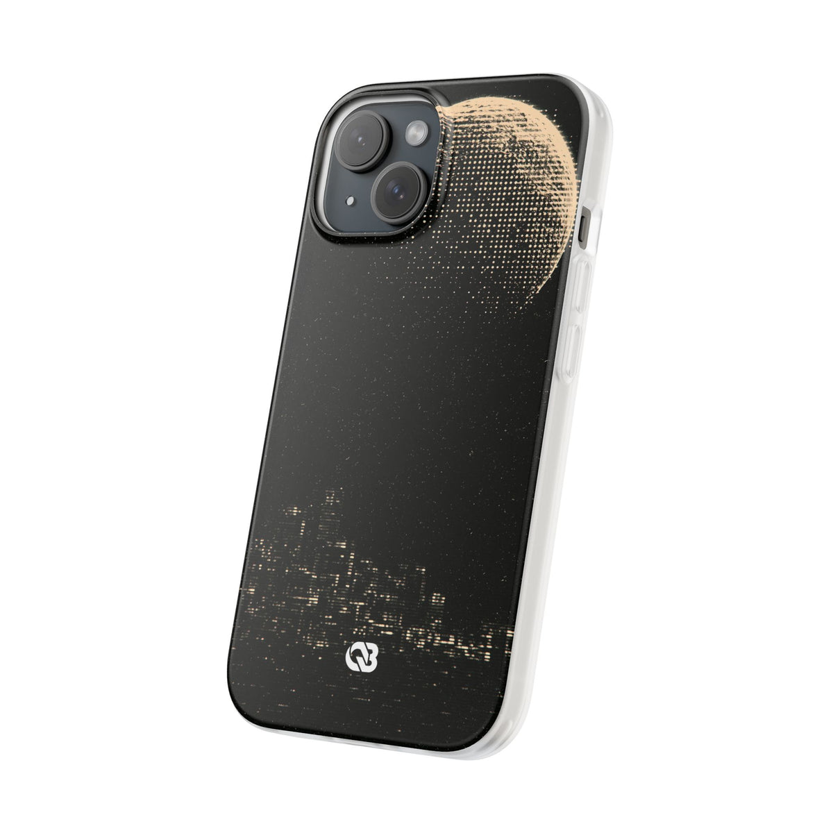 Lunar Metropolis Nocturne · Lite Phone Case for iPhone · Black