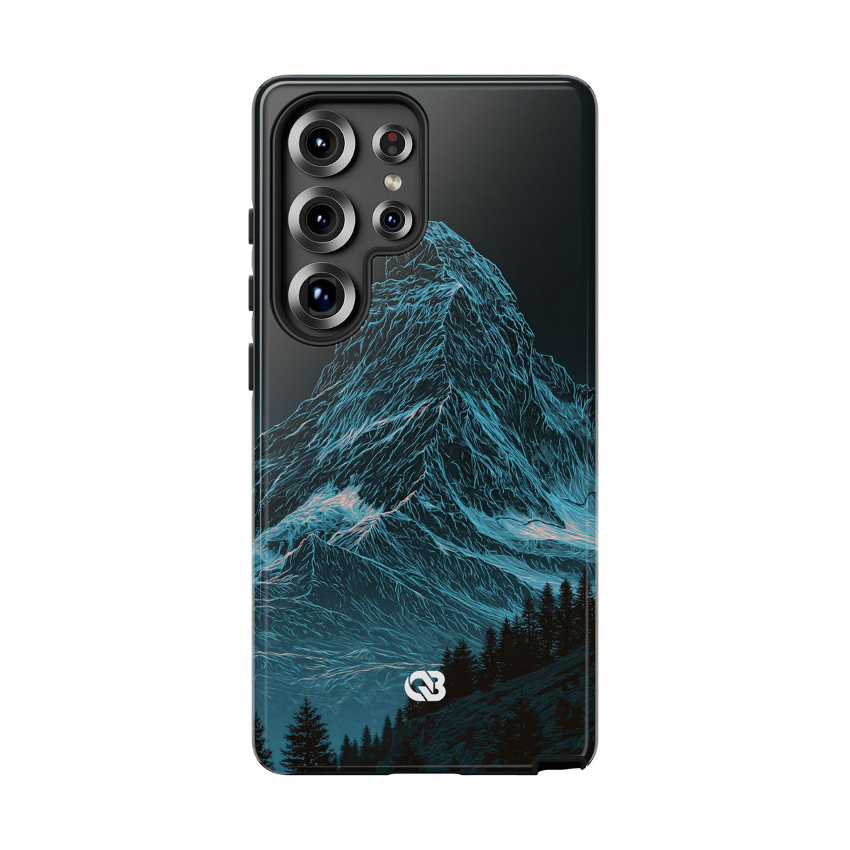 Glacial Alpine Peak · Tough Phone Case for Samsung · Blue
