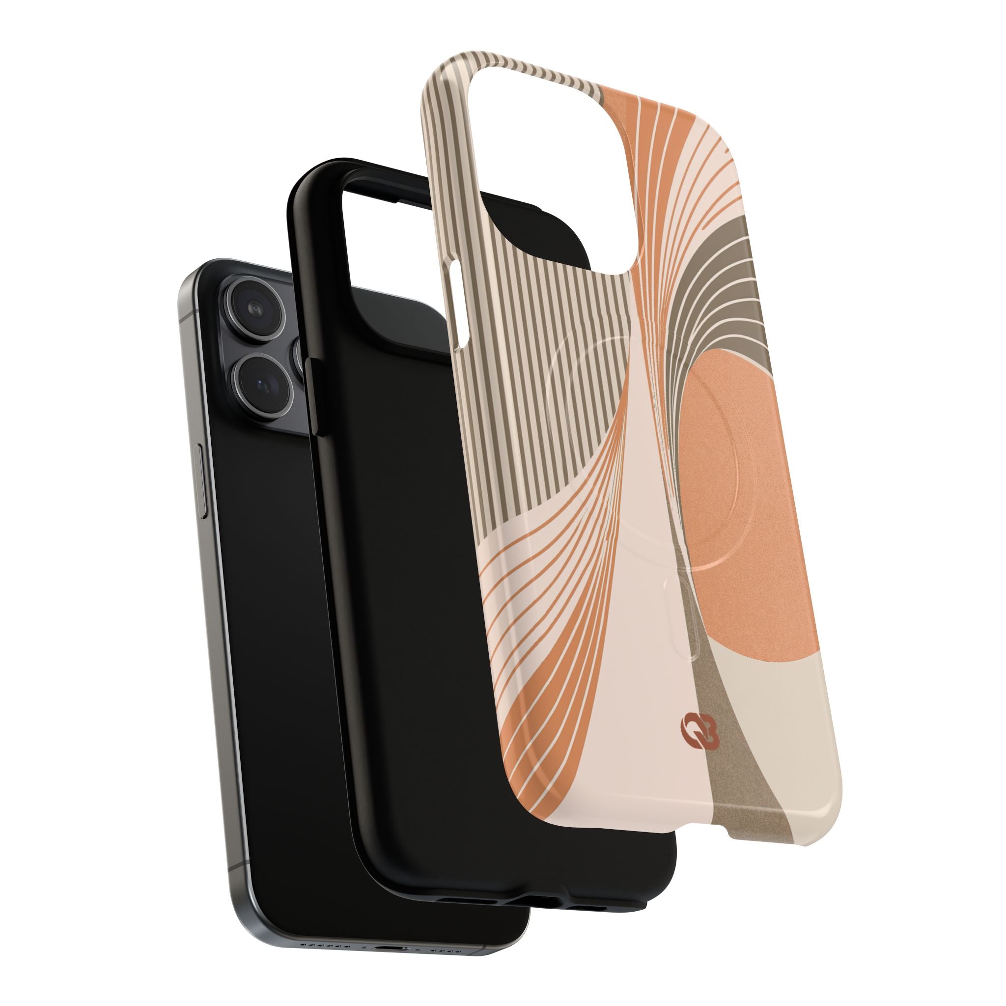 Orange Tough 2.0 Magsafe Phone Case for iPhone - Desert Arc Horizon