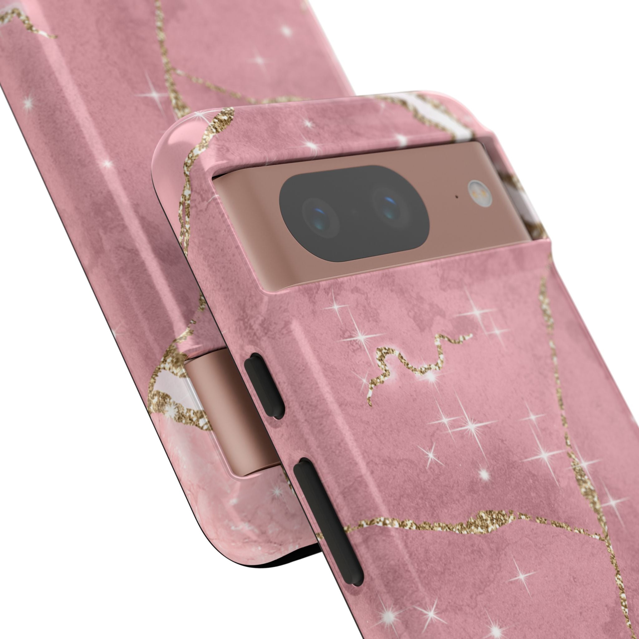 Rose Sparkle Marble · Tough Θήκη για Google Pixel