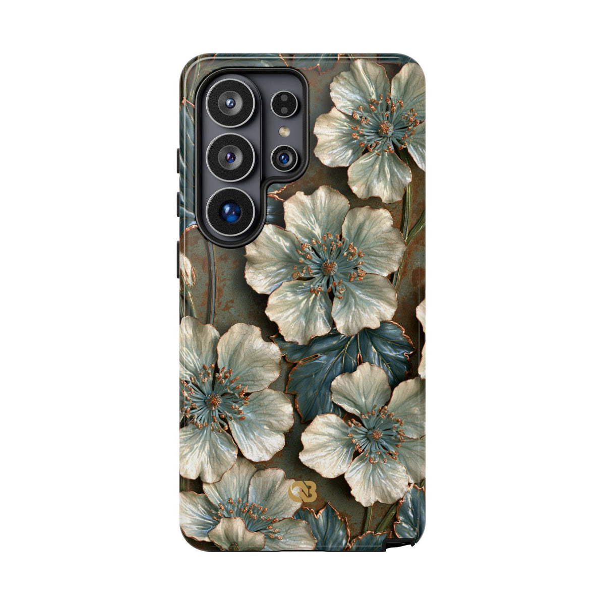 Gilded Blossom Reverie · Tough Phone Case for Samsung · Teal