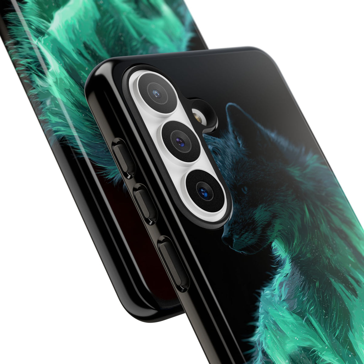 Nordic Aurora Fox · Tough Phone Case for Samsung · Teal