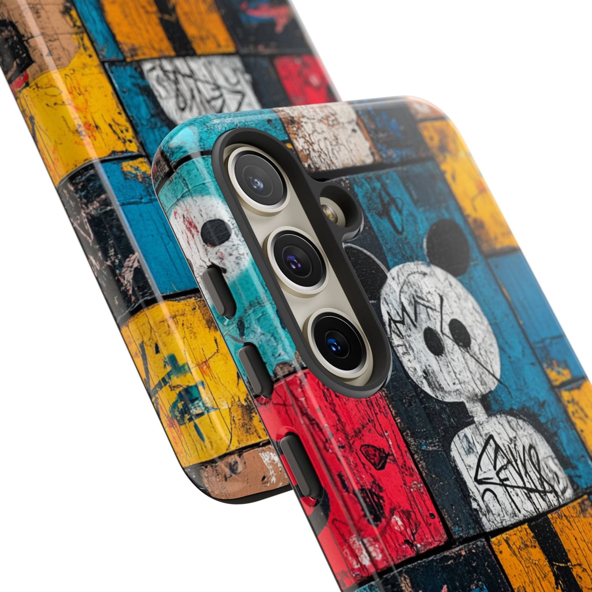 Mickey Mosaic Samsung S24 - Kova suojakotelo