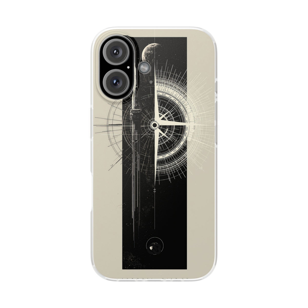 Orbital Meridian · Lite Phone Case for iPhone · Beige