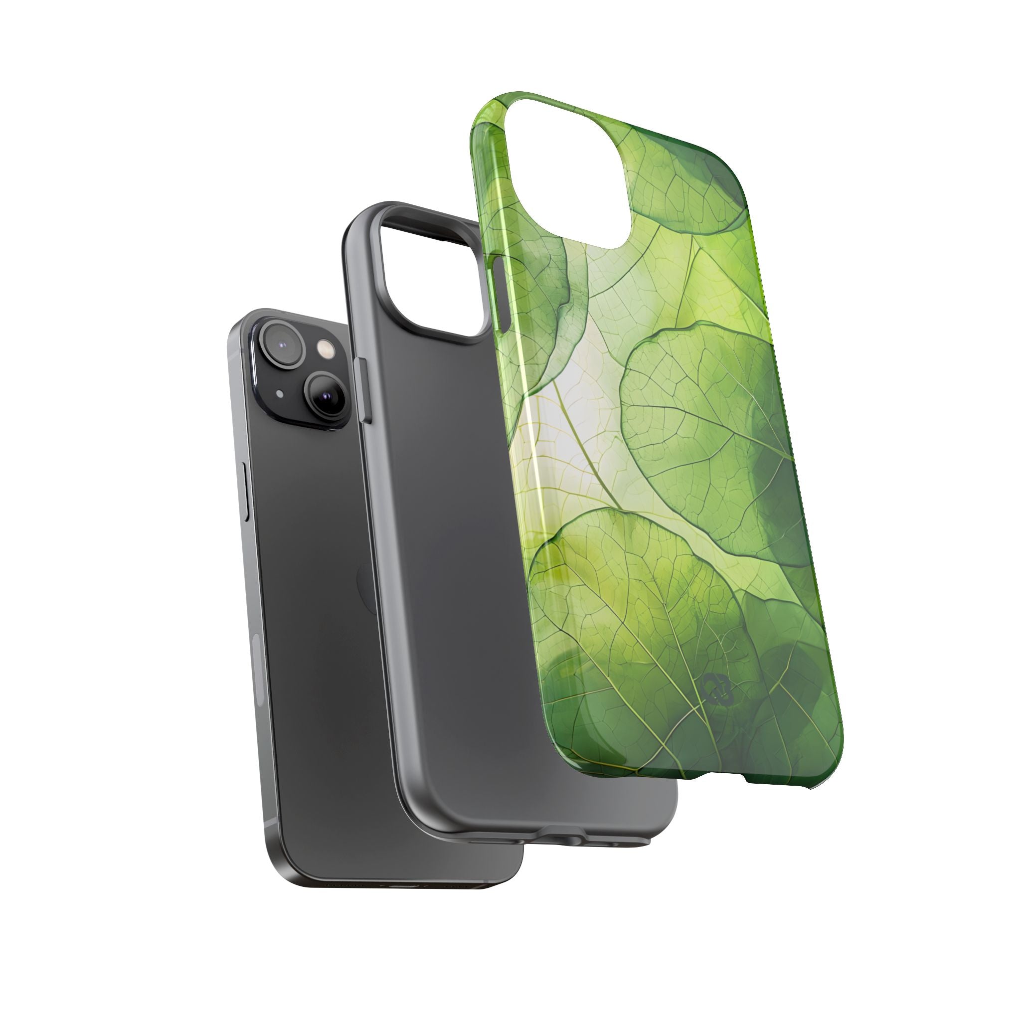 Emerald Leaf Veins · Tough Phone Case for iPhone