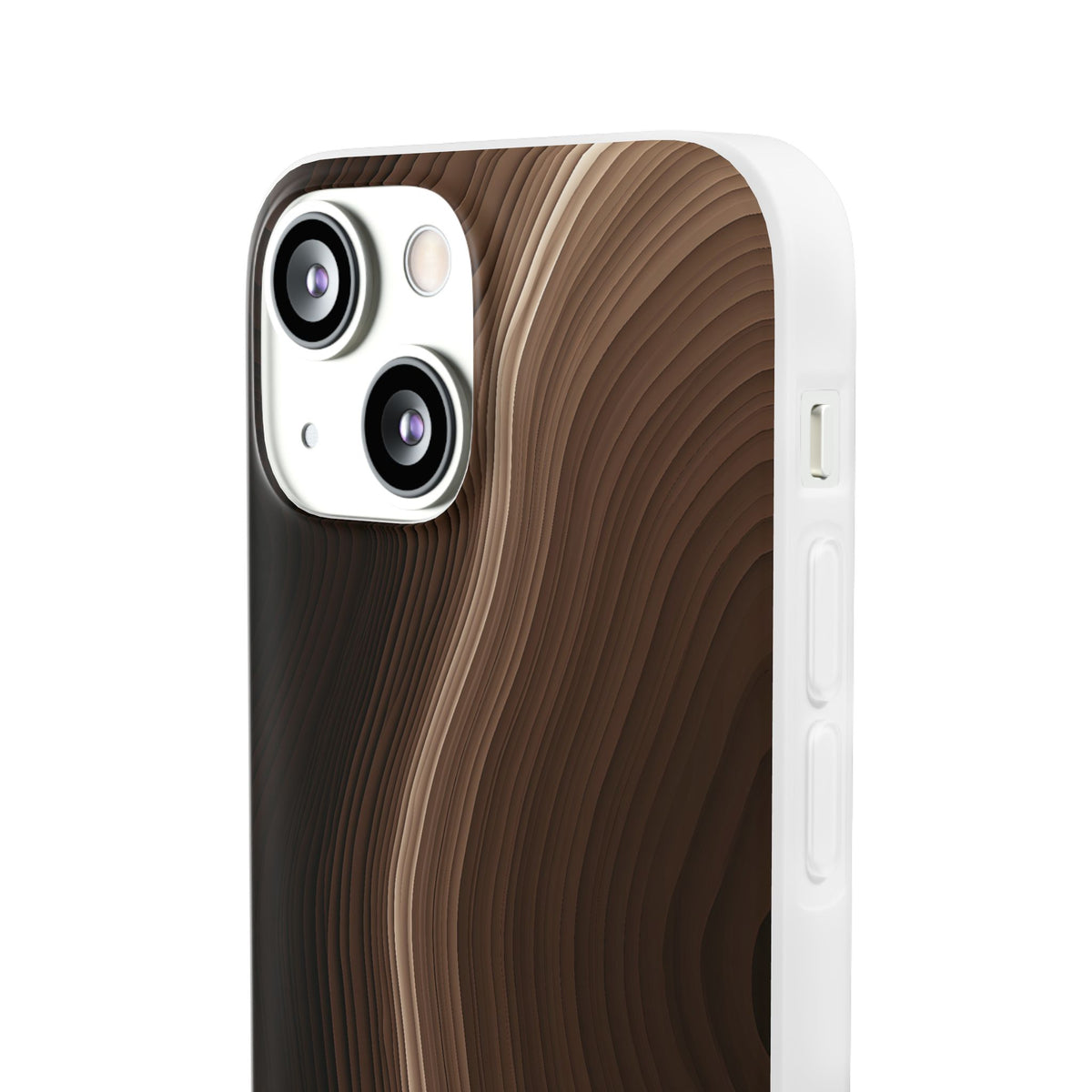 Umber Strata · Lite Phone Case for iPhone · Brown