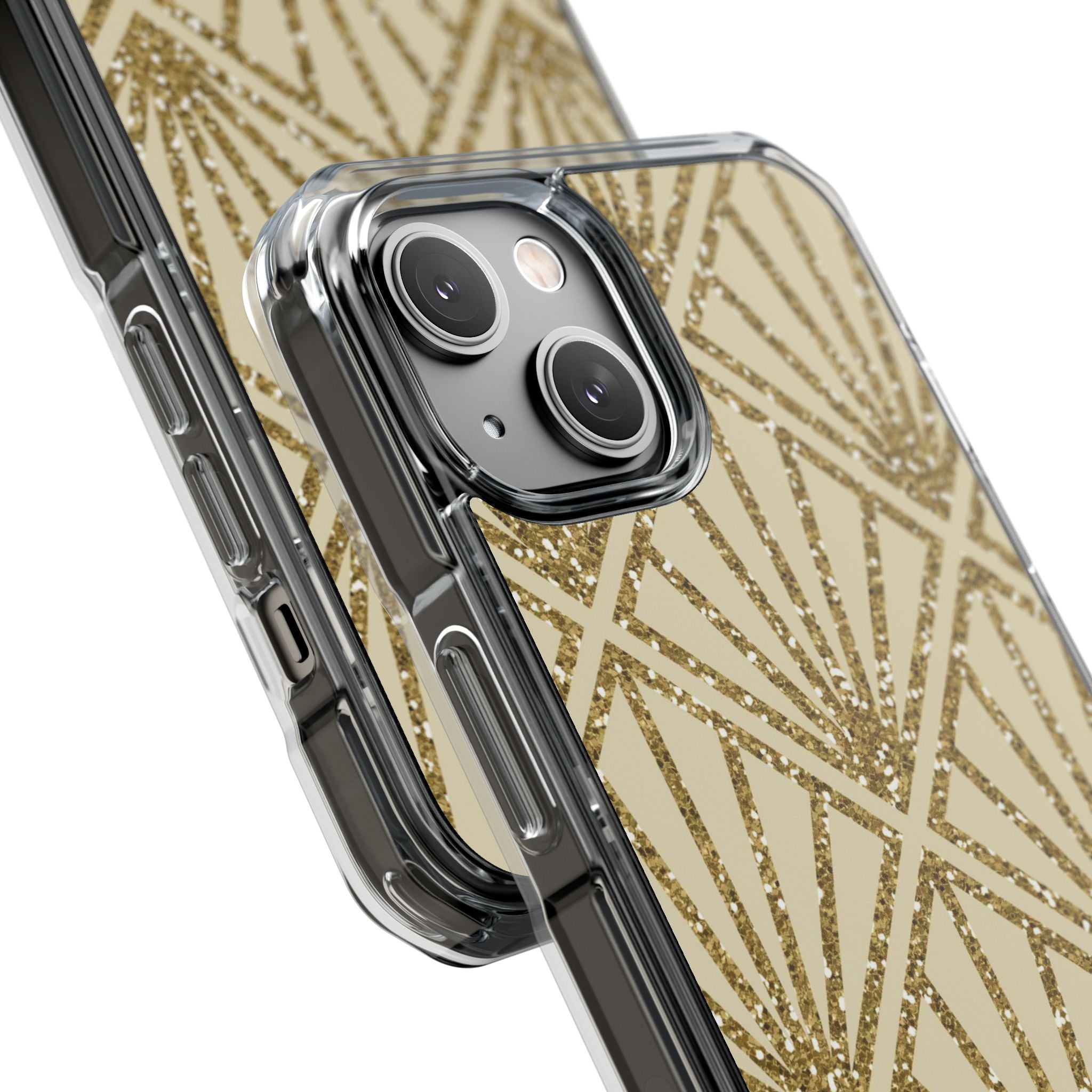 Gold Diamant Strahlen iPhone 14 Case - Impact