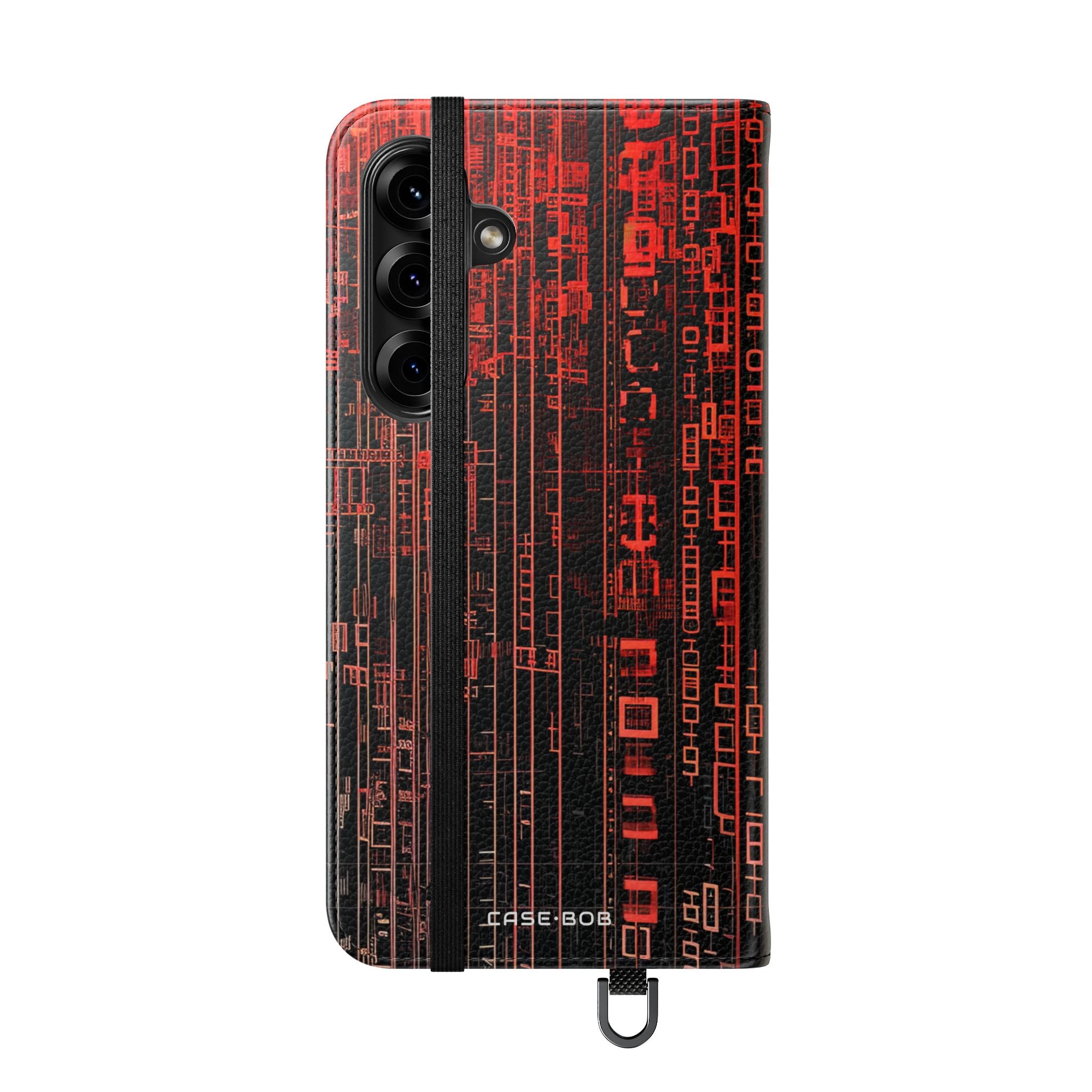 Crimson Columns - Samsung S25+ Case - Wallet