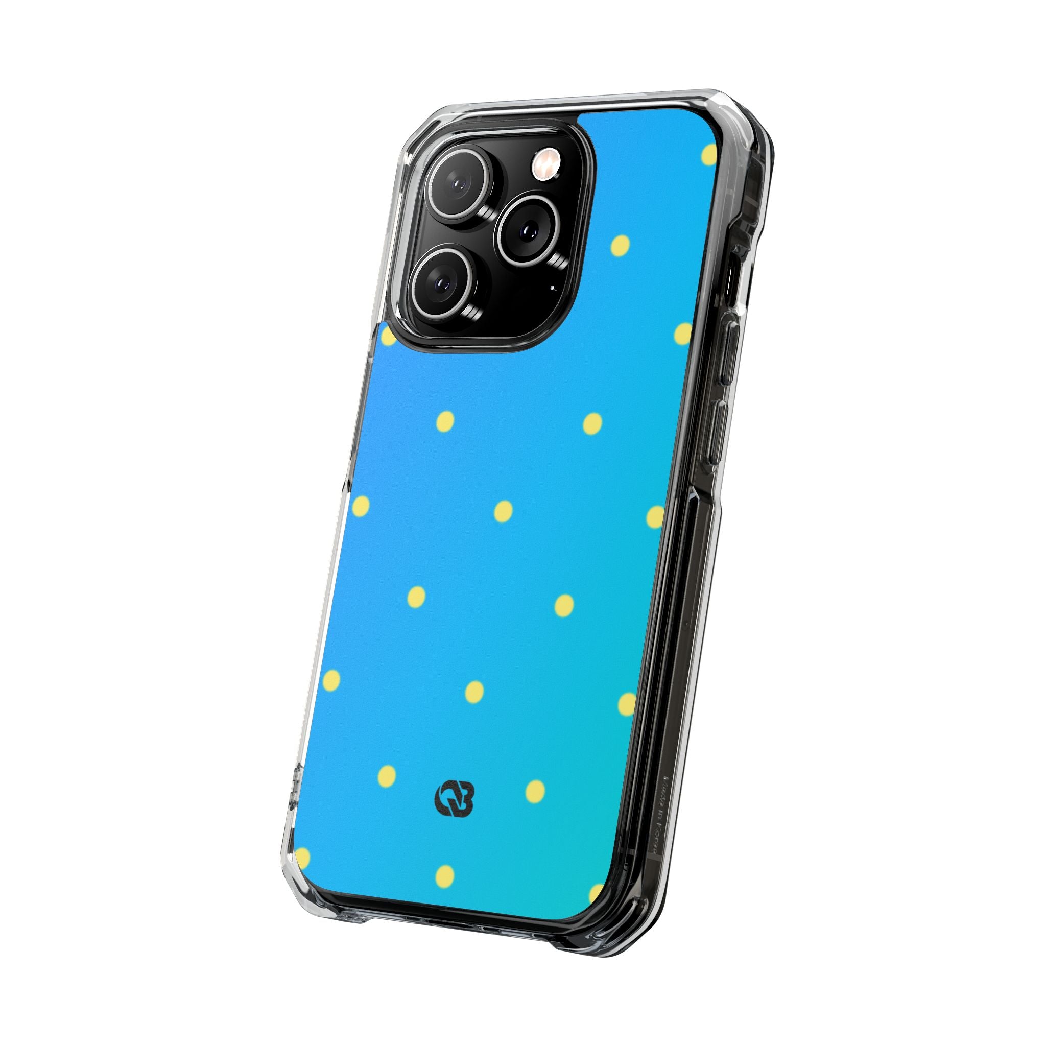 Cyan Sun Dots · Impact Phone Case for iPhone · Magsafe
