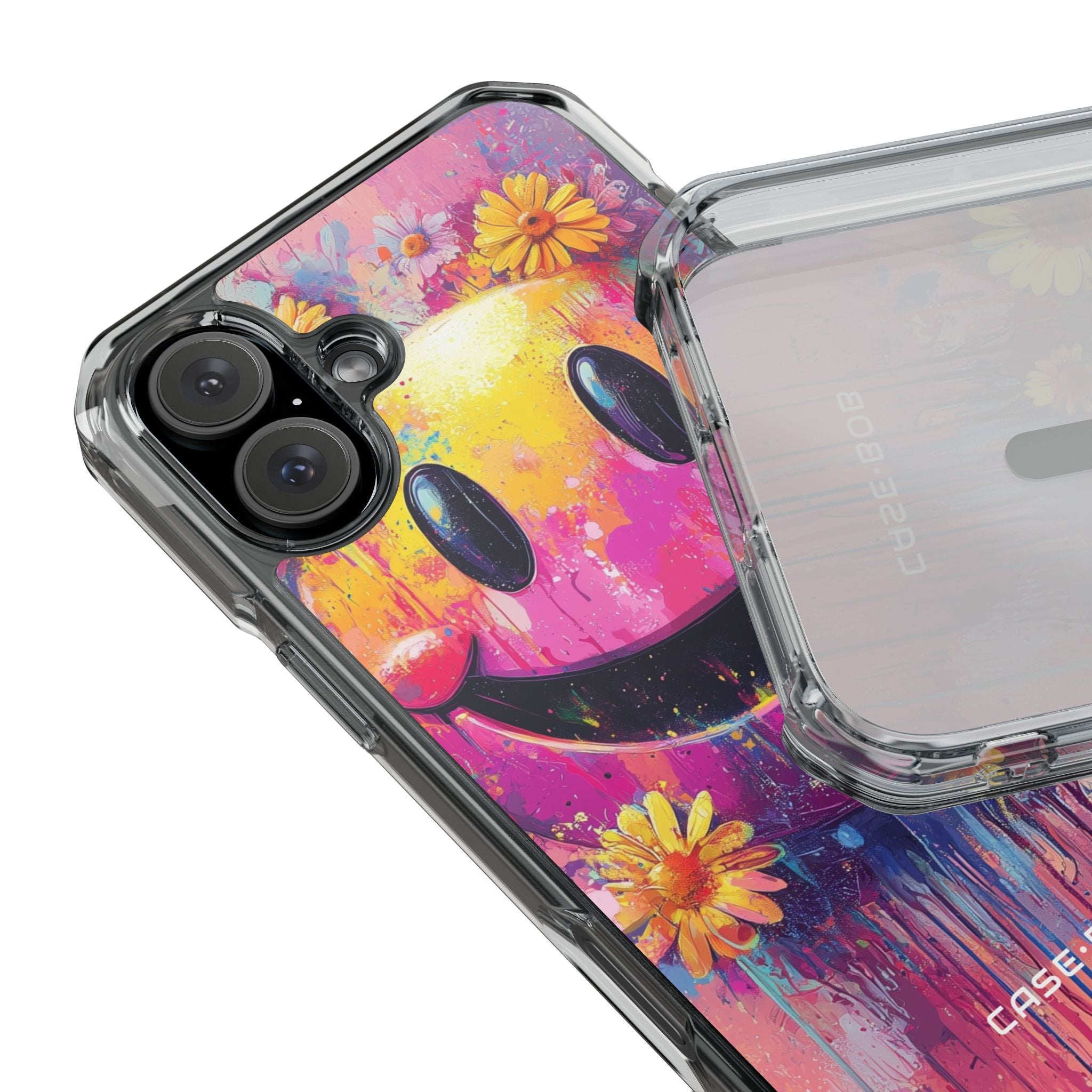 Smiley Bloom iPhone 16 Plus Case - Impact